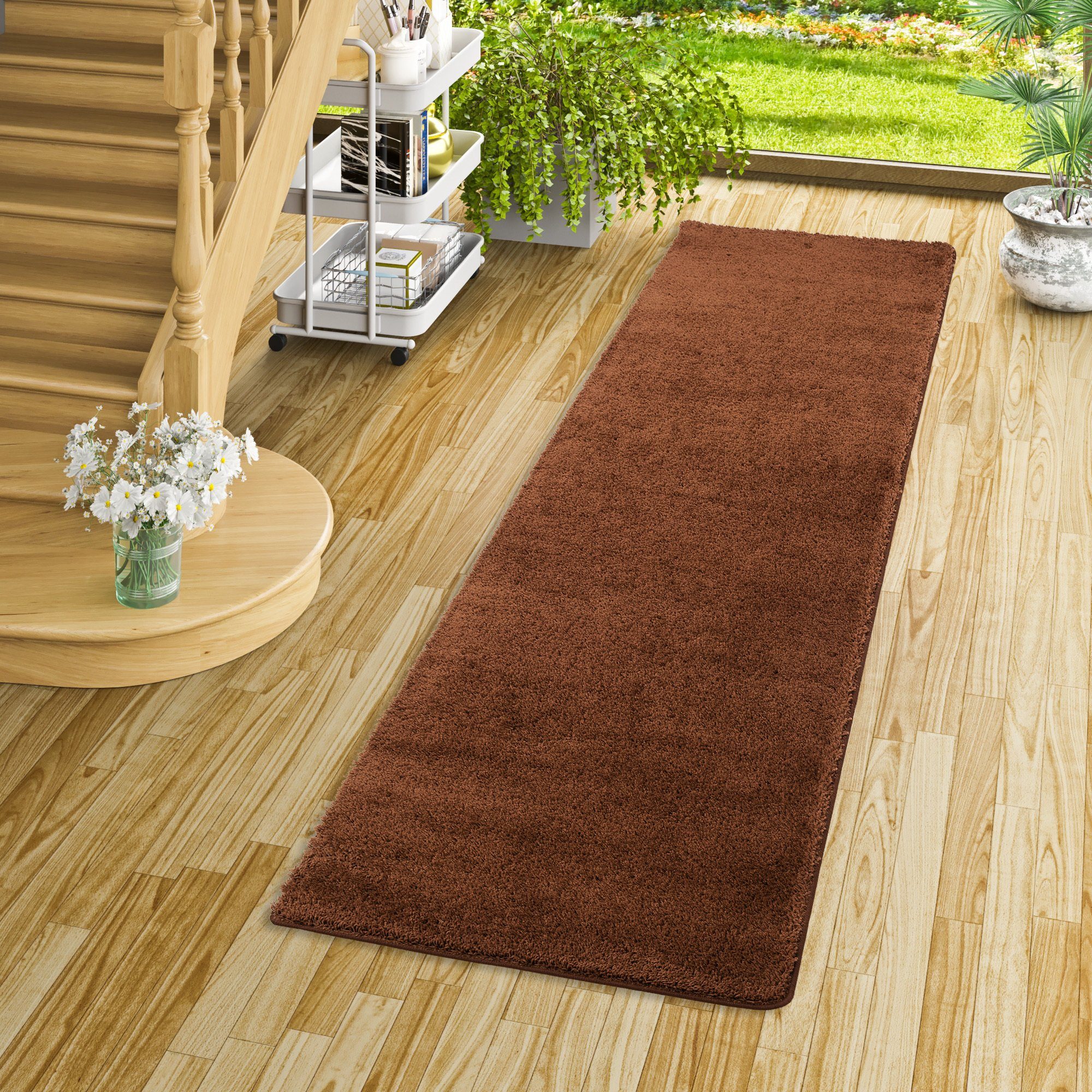 Snapstyle Läufer Hochflor Shaggy Läufer Teppich günstig online kaufen