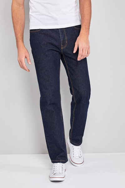 Next Straight-Jeans Authentische Straight Fit Jeans, 100 % Baumwolle (1-tlg)