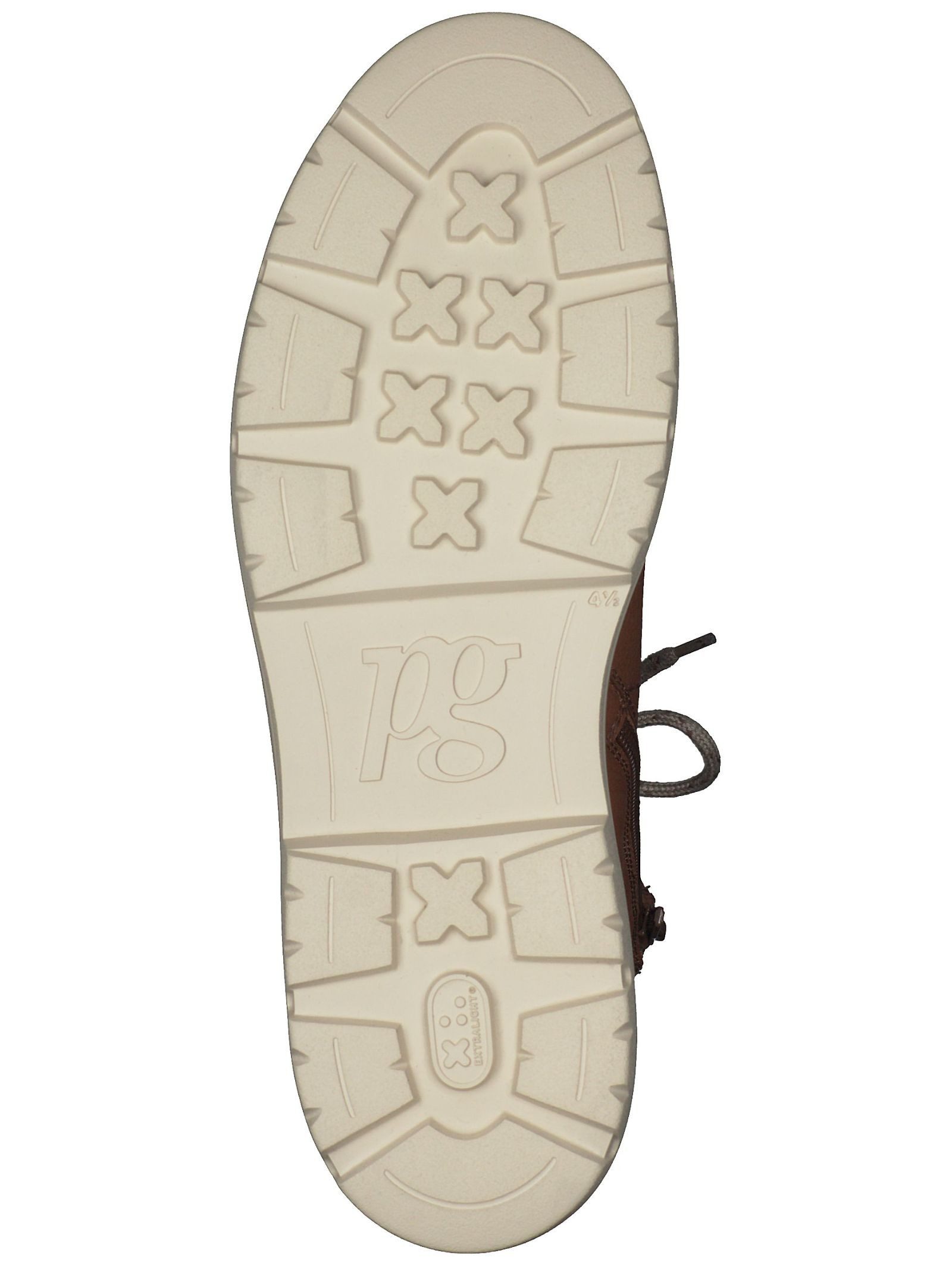 Paul Green Paul Green Stiefelette Glattleder Schnürstiefelette