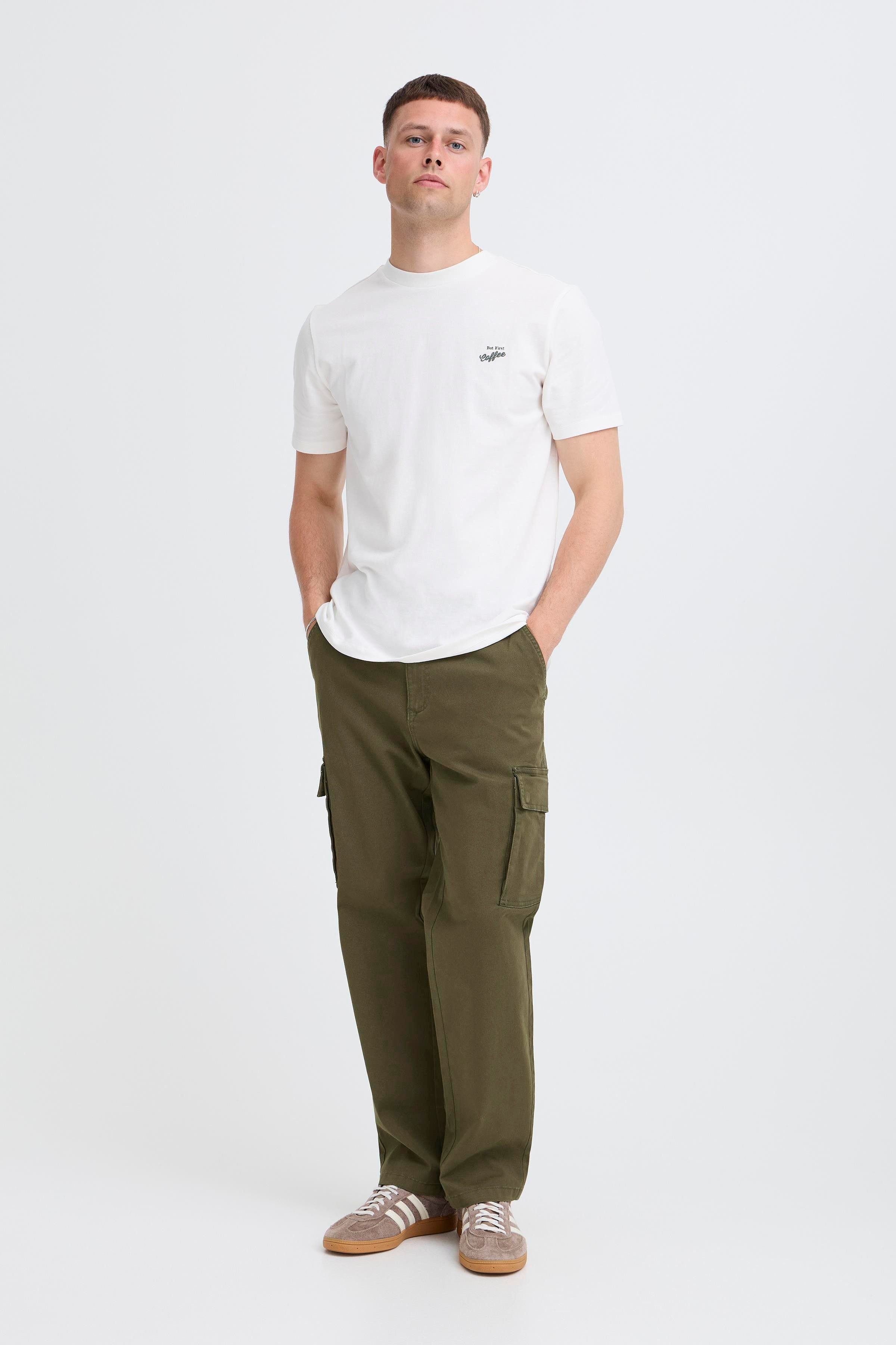 Blend Cargohose BHNATAN CARGO aus Baumwollmischung, lockere Passform, knöchellange Schnittform