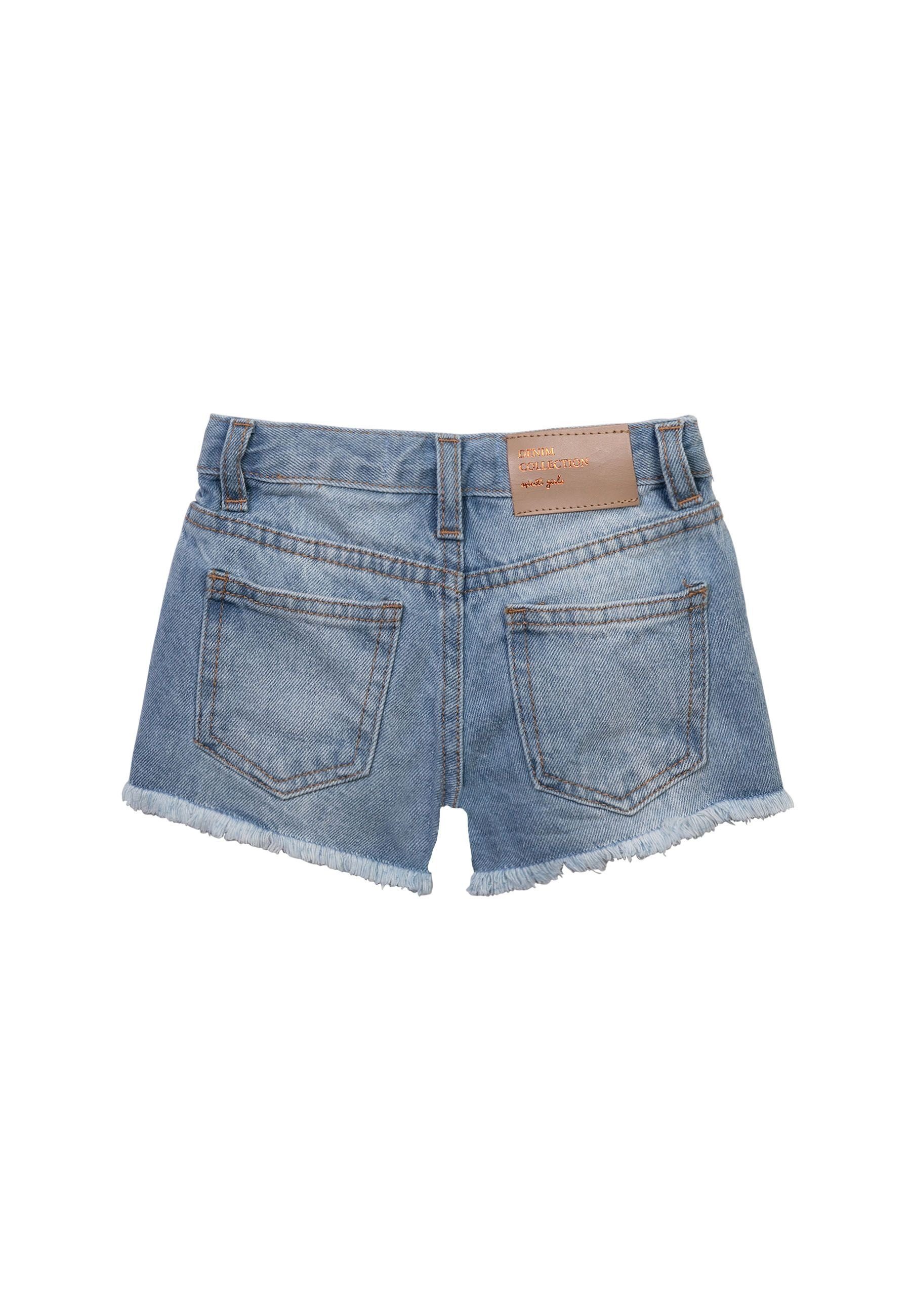 Kurze Shorts MINOTI Jeans Jeansshorts (1y-14y) Denim-Hellblau