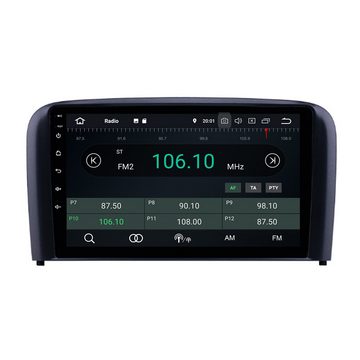 TAFFIO Für Volvo S80 98-06 9" Touch Android Autoradio Bluetooth GPS CarPlay Einbau-Navigationsgerät