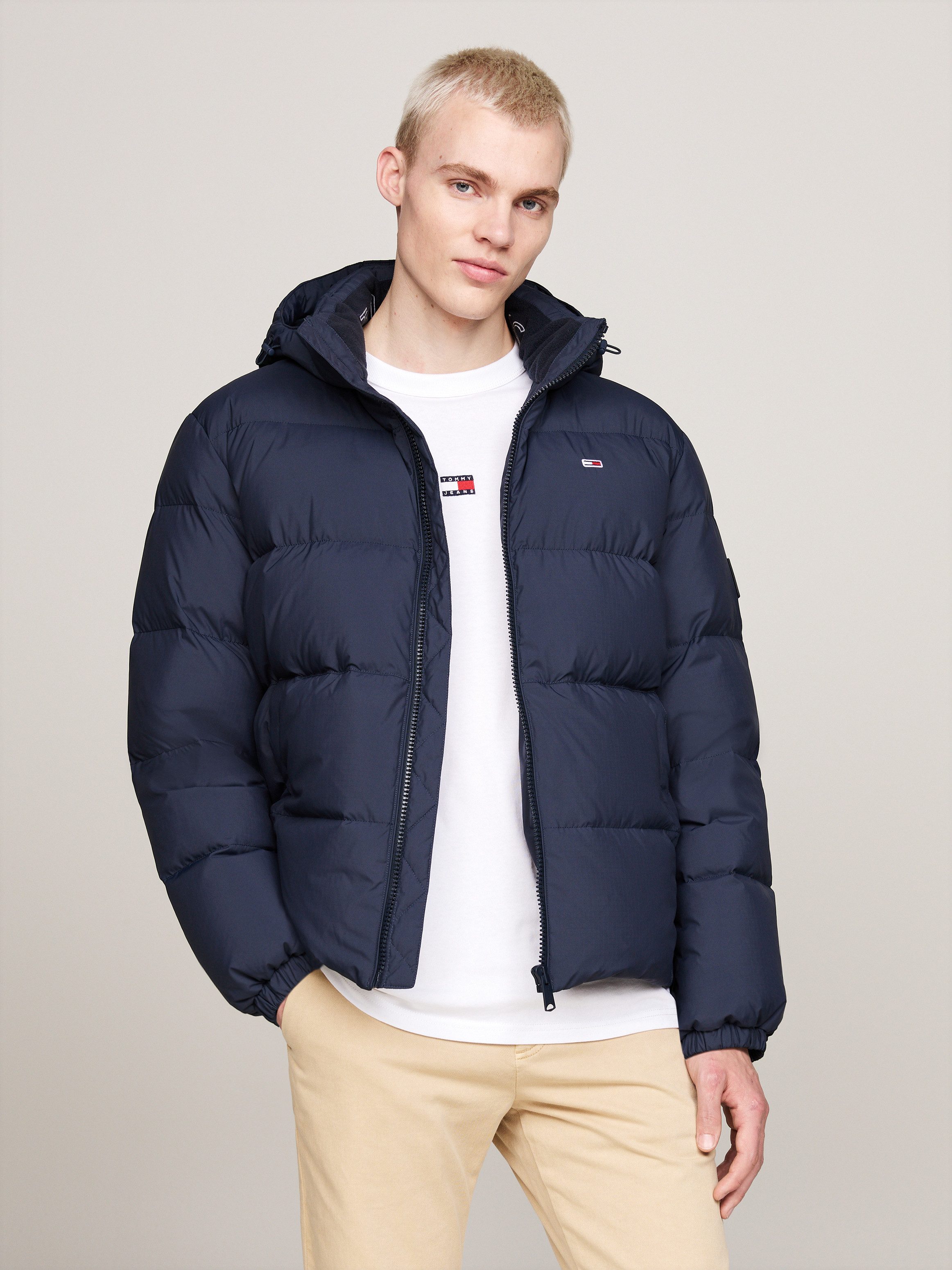Tommy Jeans Steppjacke TJM ESSENTIAL DOWN JACKET EXT Winterjacke Outdoorjacke Gefüttert 2 in 1 Jacke abnehmbare Kapuze