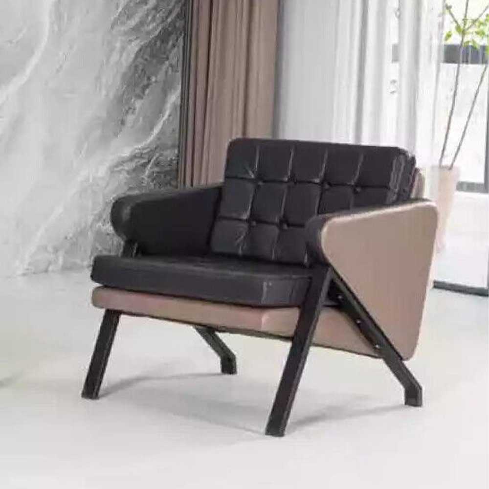 JVmoebel Sessel In Büro Modern Europe Möbel Designer Sessel Arbeit Made Zimmer Textil (Sessel), Stoff Polster