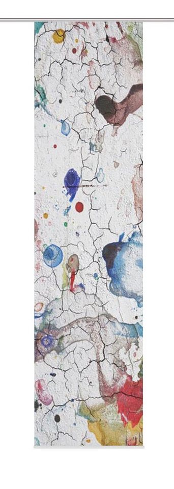 Schiebegardine Schiebewand GRISMO Seidenoptik Digitaldruck, HOME WOHNIDEEN,  Polyester