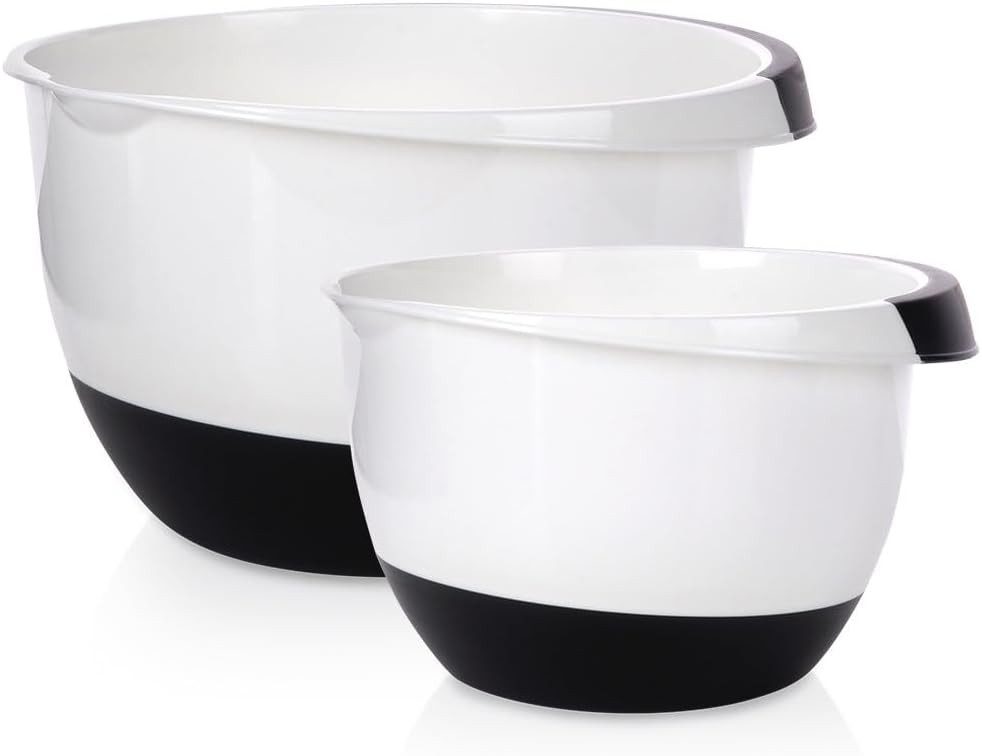 Excellent Houseware Rührschüssel 1x Rührschüssel Set 3,5 & 2,0 Liter, (1-tlg), Schüsselset zum Mischen & Verrühren