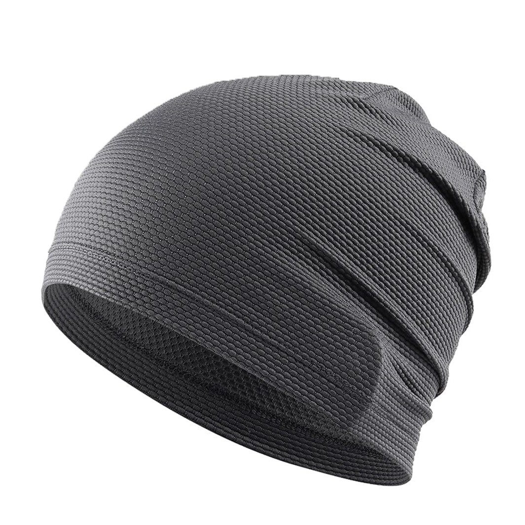 nsihing Beanie Atmungsaktive Strickmütze, schweißabsorbierend, Sport-Kopftuchmütze, geeignet zum Laufen, Radfahren und Fitness