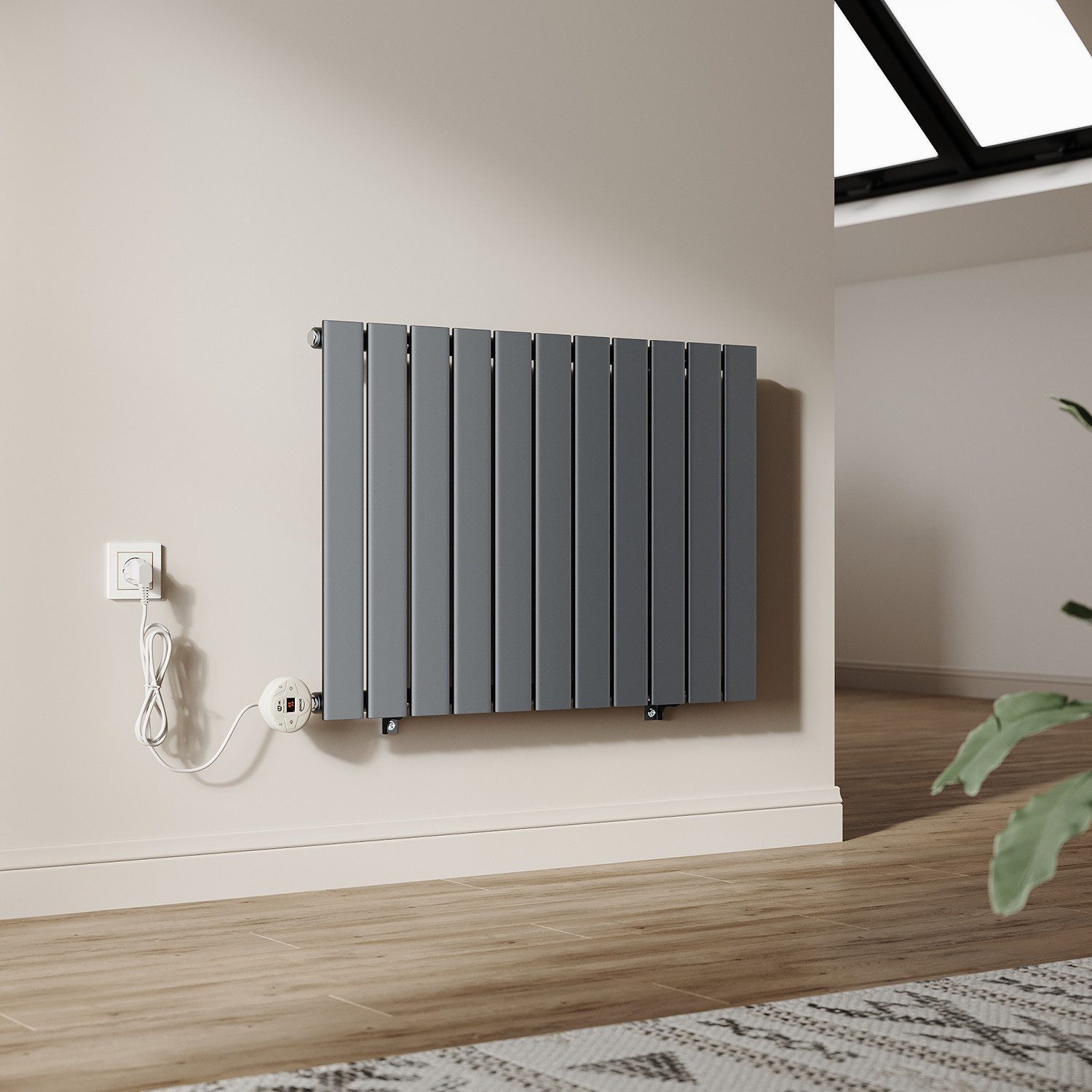 SONNI Elektro-Heizkörper Elektro-Heizkörper mit WiFi-Fernbedienung,Temperat günstig online kaufen