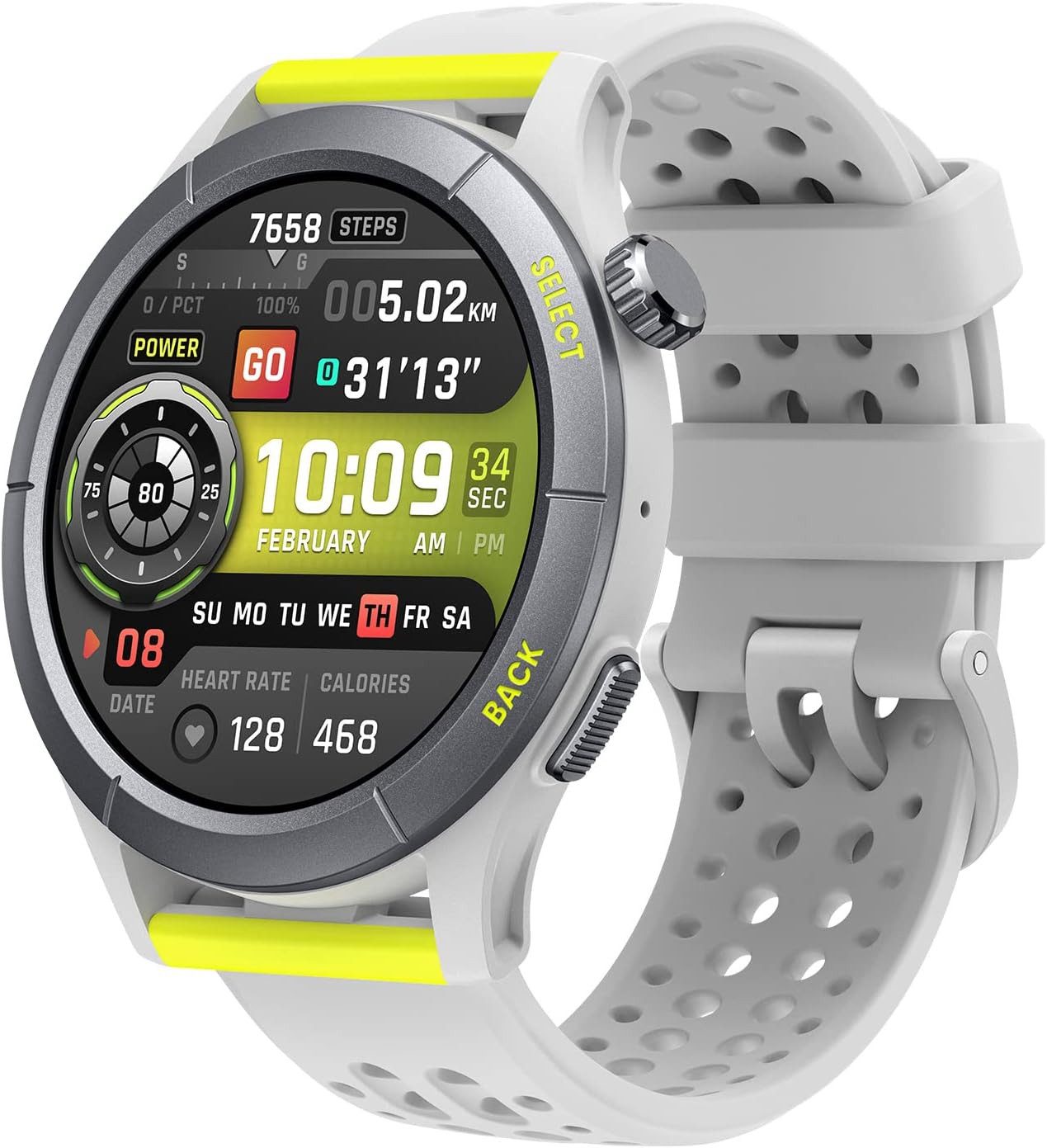 Amazfit A2294 Smartwatch (3,5 cm, android ios), GPS-LAUFUHR MIT PRÄZISER NAVIGATION UND UMFASSENDER FITNESSANALYSE