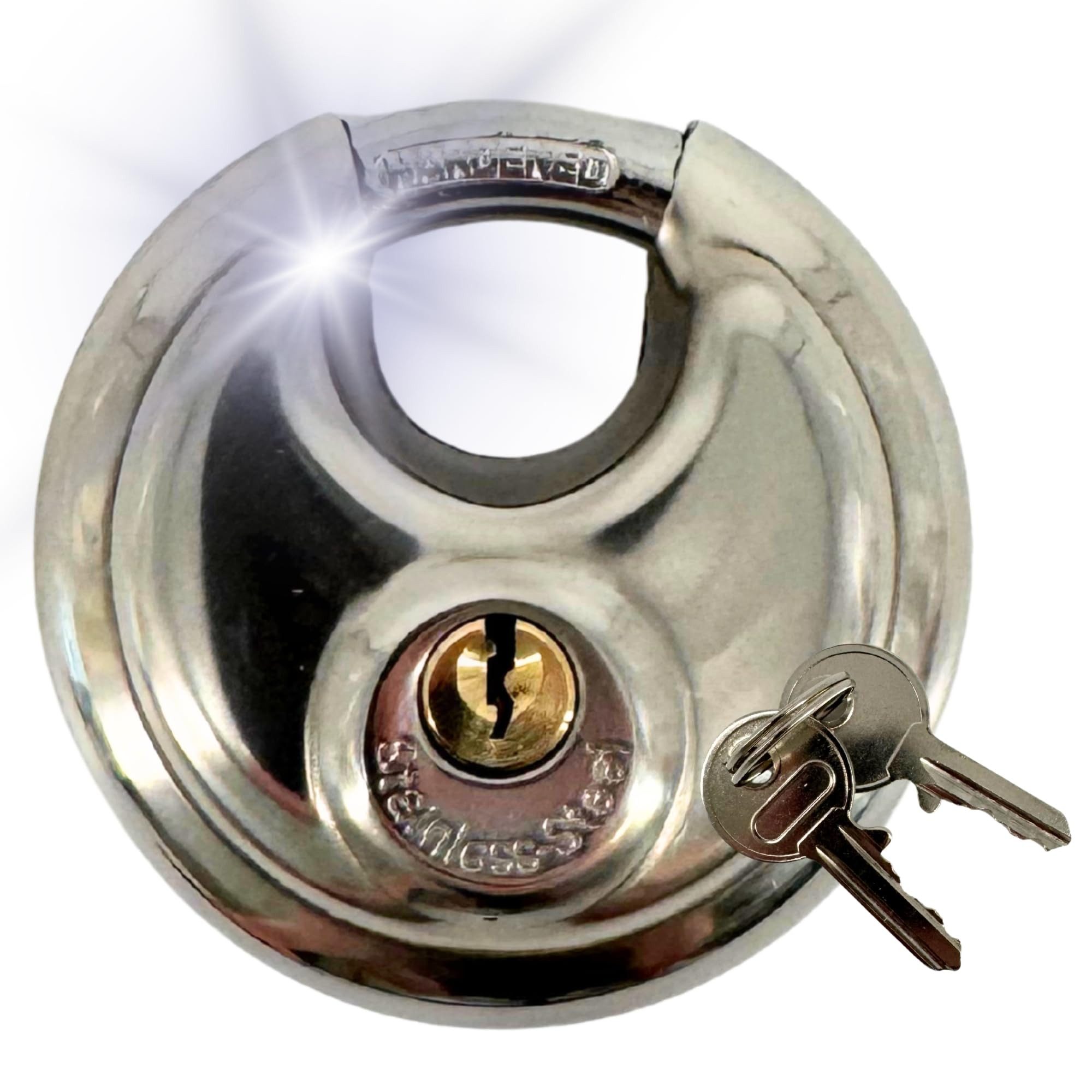 TronicXL Vorhängeschloss 3x Rundbügelschloss Sicherheits Vorhängeschloss 10mm Bügelstärke, scheibenschloss rundschloss ringbügelschloss