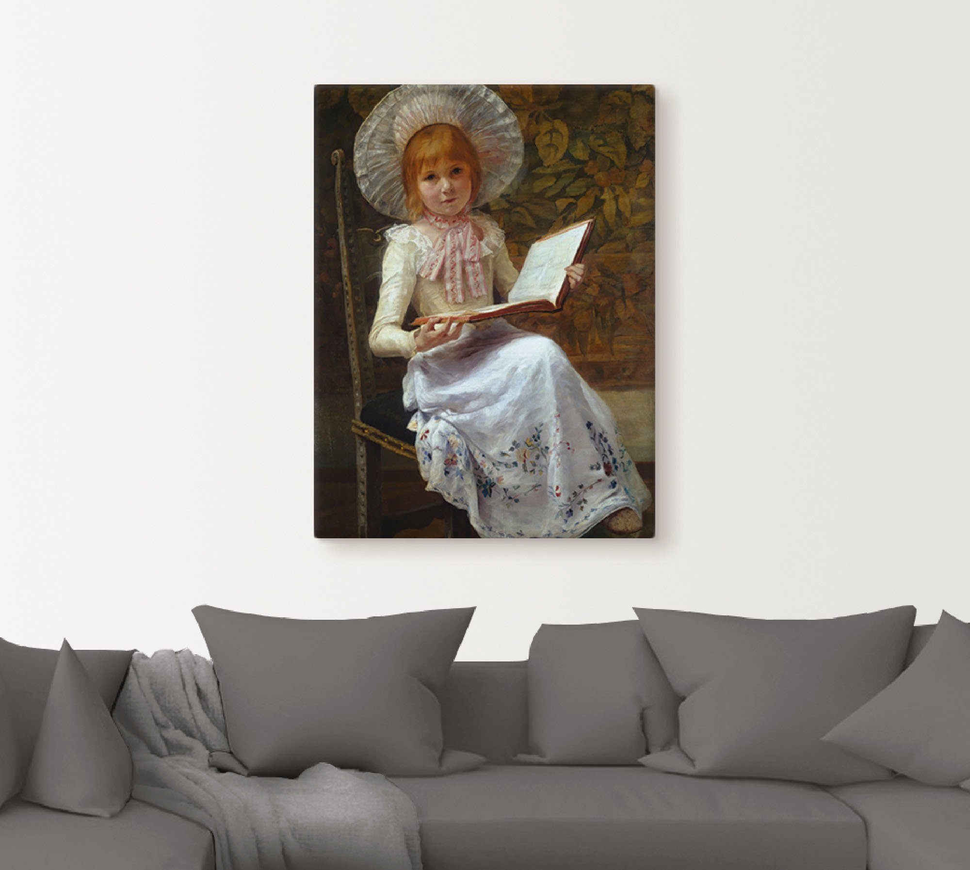 Bilderbuch., (1 Leinwandbild, Wandaufkleber Tochter in Größen oder Kind Wandbild mit versch. Artland Ida Poster als St),