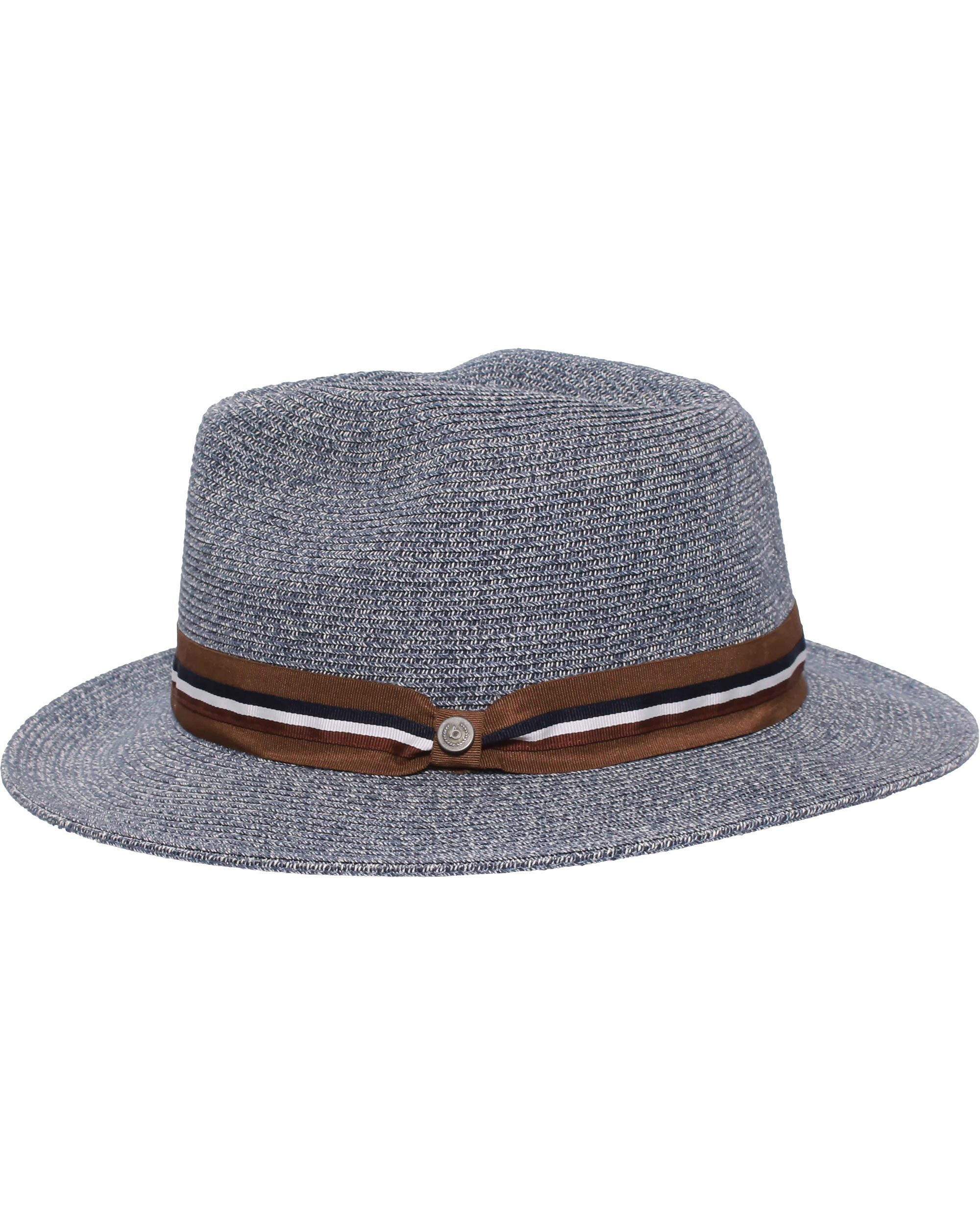 bugatti Fedora Einfarbiger bugatti Sommer-Fedora mit gewebtem Hutband (keine)