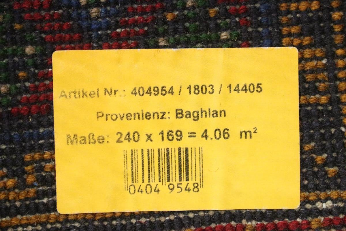 6 Nain Orientteppich, Orientteppich Handgeknüpfter Trading, Höhe: rechteckig, 168x239 Afghan Akhche mm