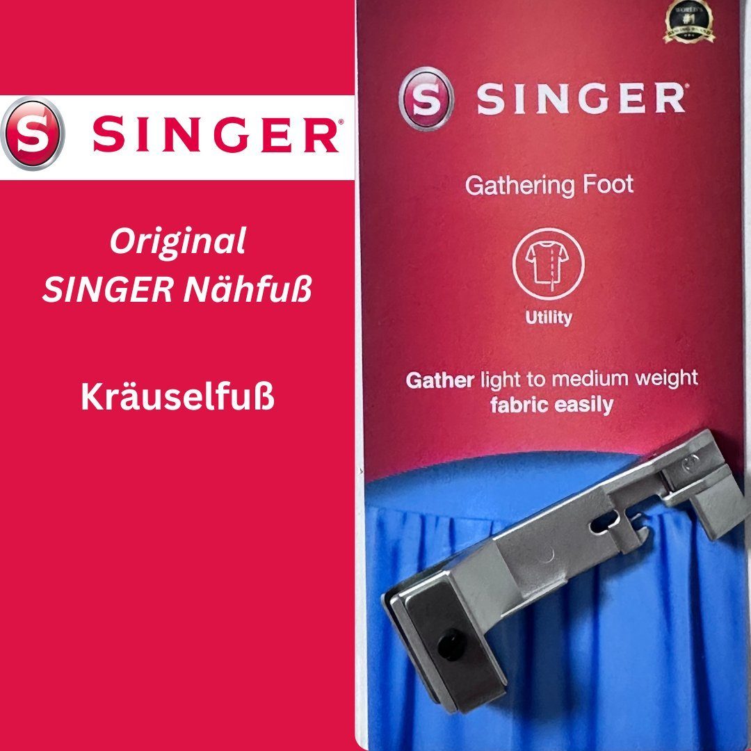 Original SA SINGER Maschinentyp Kräuselfuß Overlock-Nähmaschine für Singer