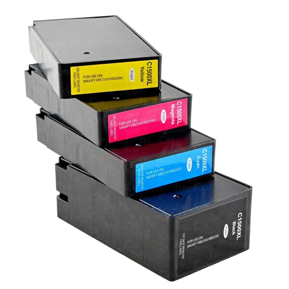 Inbusco 10 Drucker Patronen ... Tintenpatrone 2350 Canon / für PGI-1500 I Maxify MB 2050 MB