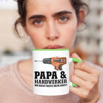 Trendation Tasse Trendation - Papa und Handwerker Tasse Geschenkidee Vater für Handwerk