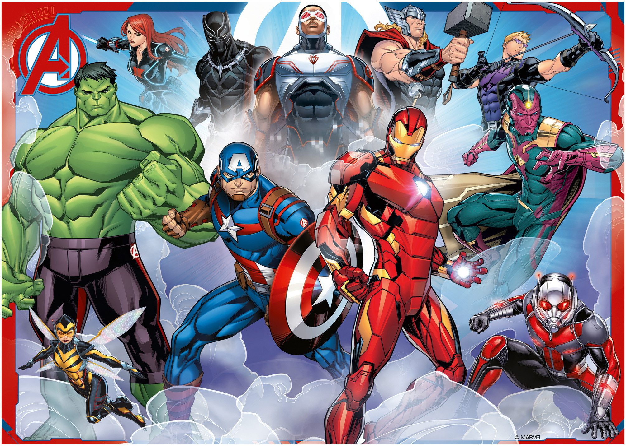 Ravensburger Puzzle Starke Avengers, 125 Puzzleteile, Made in Germany