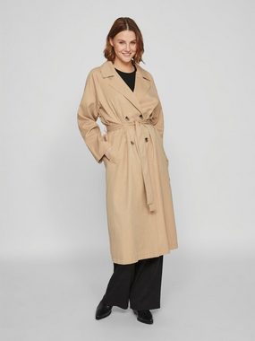 Vila Trenchcoat VIJANCINE L/S LONG TRENCHCOAT - NOOS