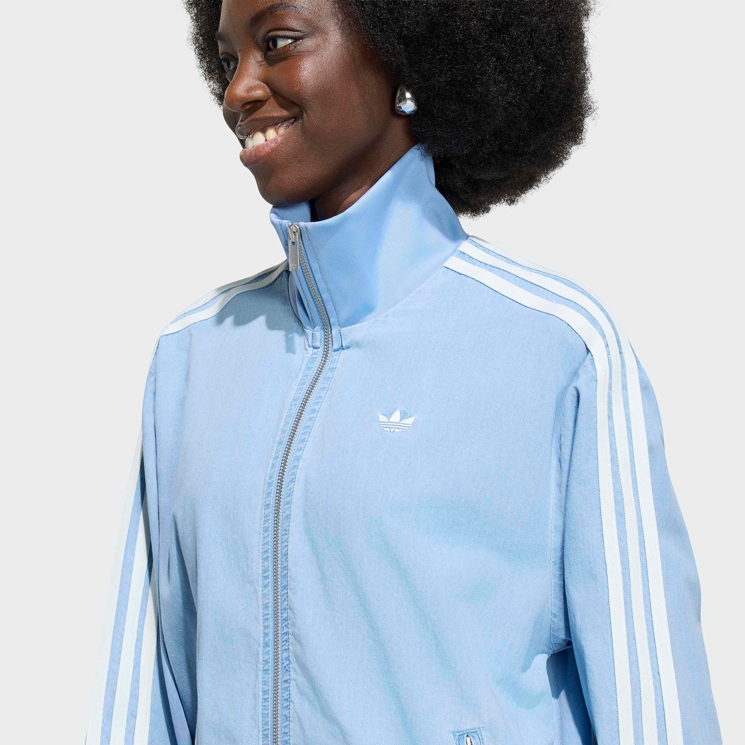 adidas Originals Outdoorjacke DENIM FB TT für Erwachsene, mit Reißverschluss, aus Baumwolle
