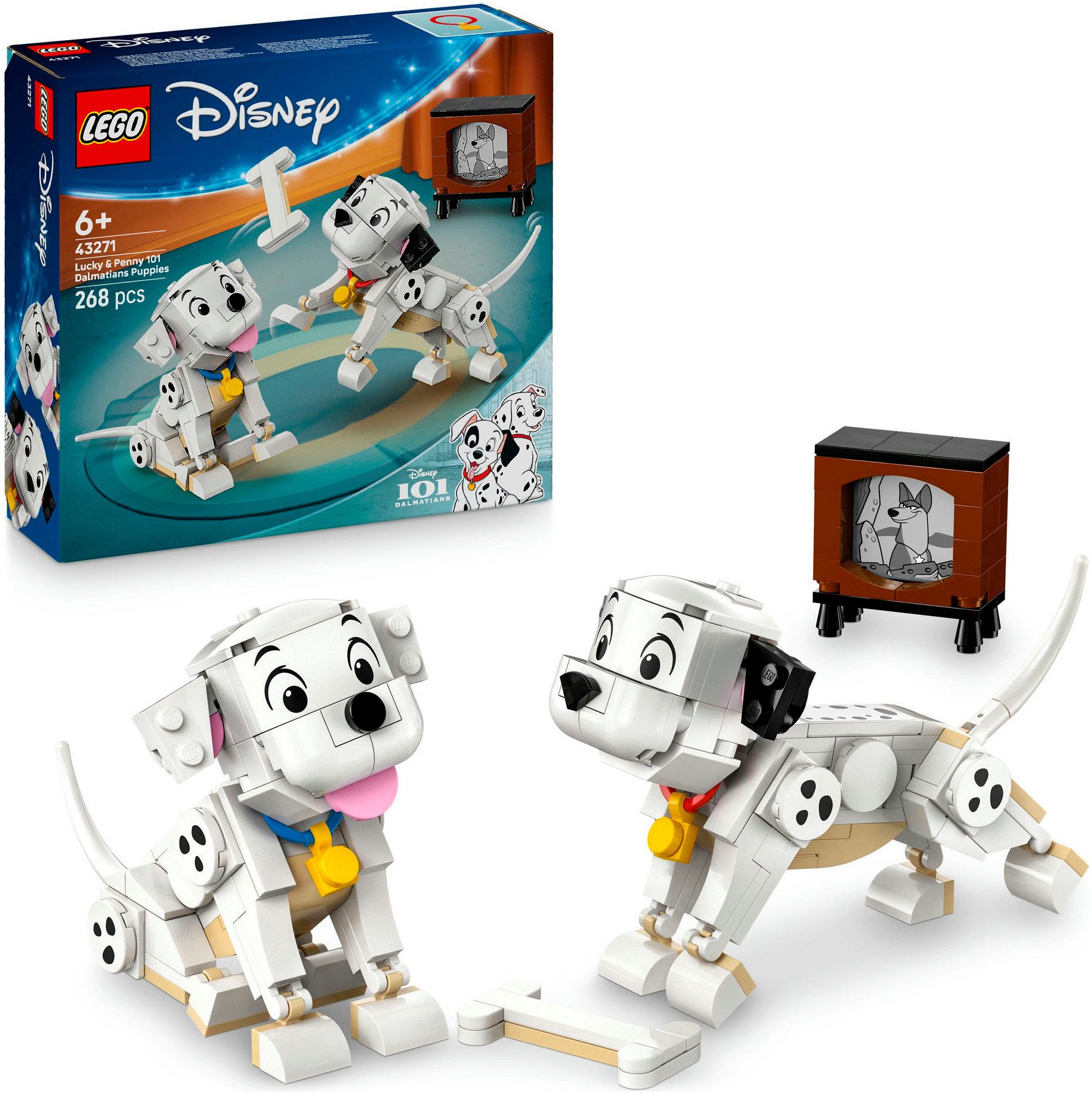 LEGO® Die Welpen Lucky und Penny aus 101 Dalmatiner (43271) Konstruktionssp günstig online kaufen
