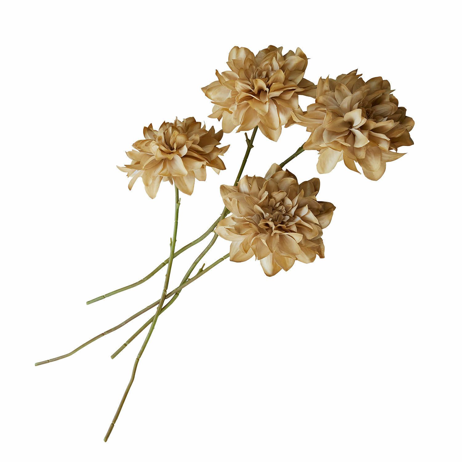 Kunstblume Deko-Blume 4er Set Cappellina gelb/grün, Mirabeau, Höhe 45.0 cm günstig online kaufen