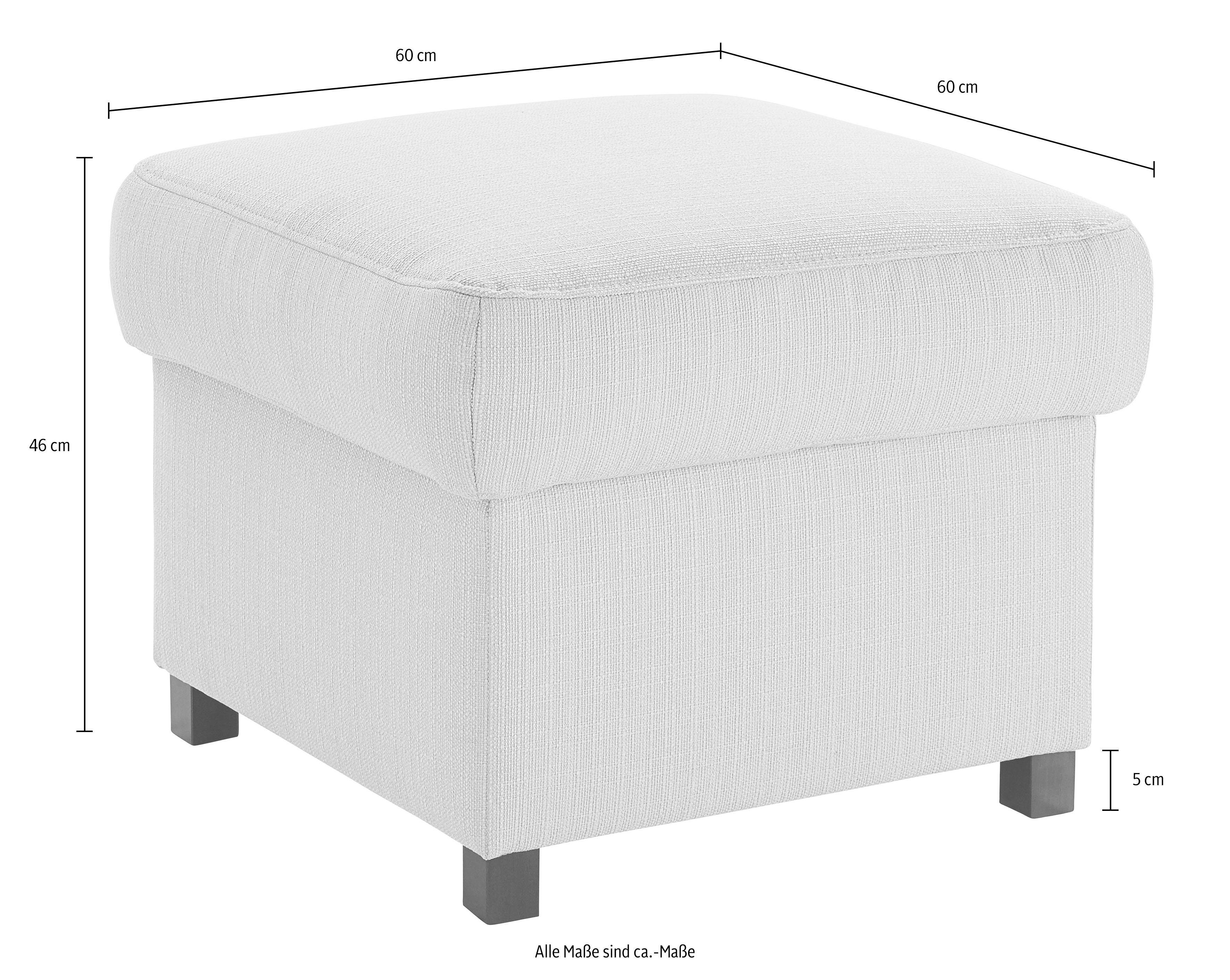 sit&more Polsterhocker Montego, B: 60cm
