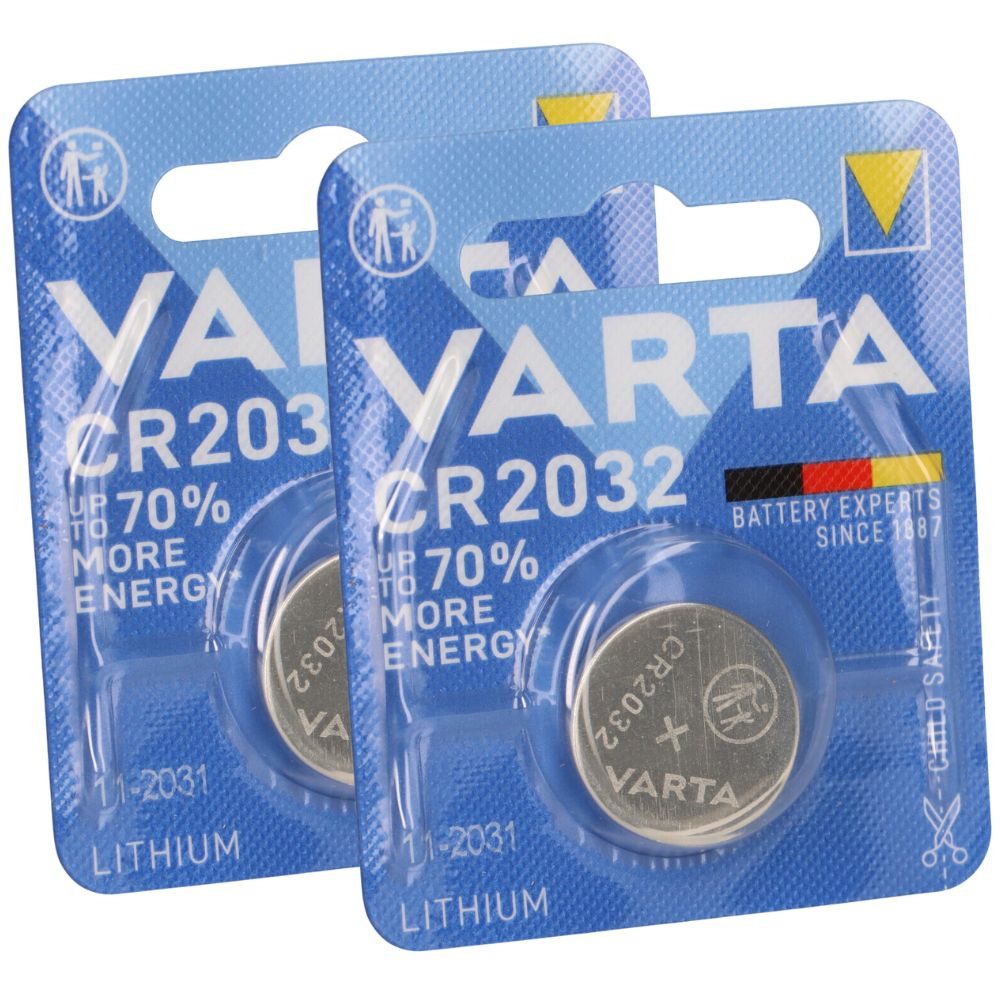 VARTA 2x Ersatz Batterie passend für Apple AirTag Ortungsgerät Knopfzelle