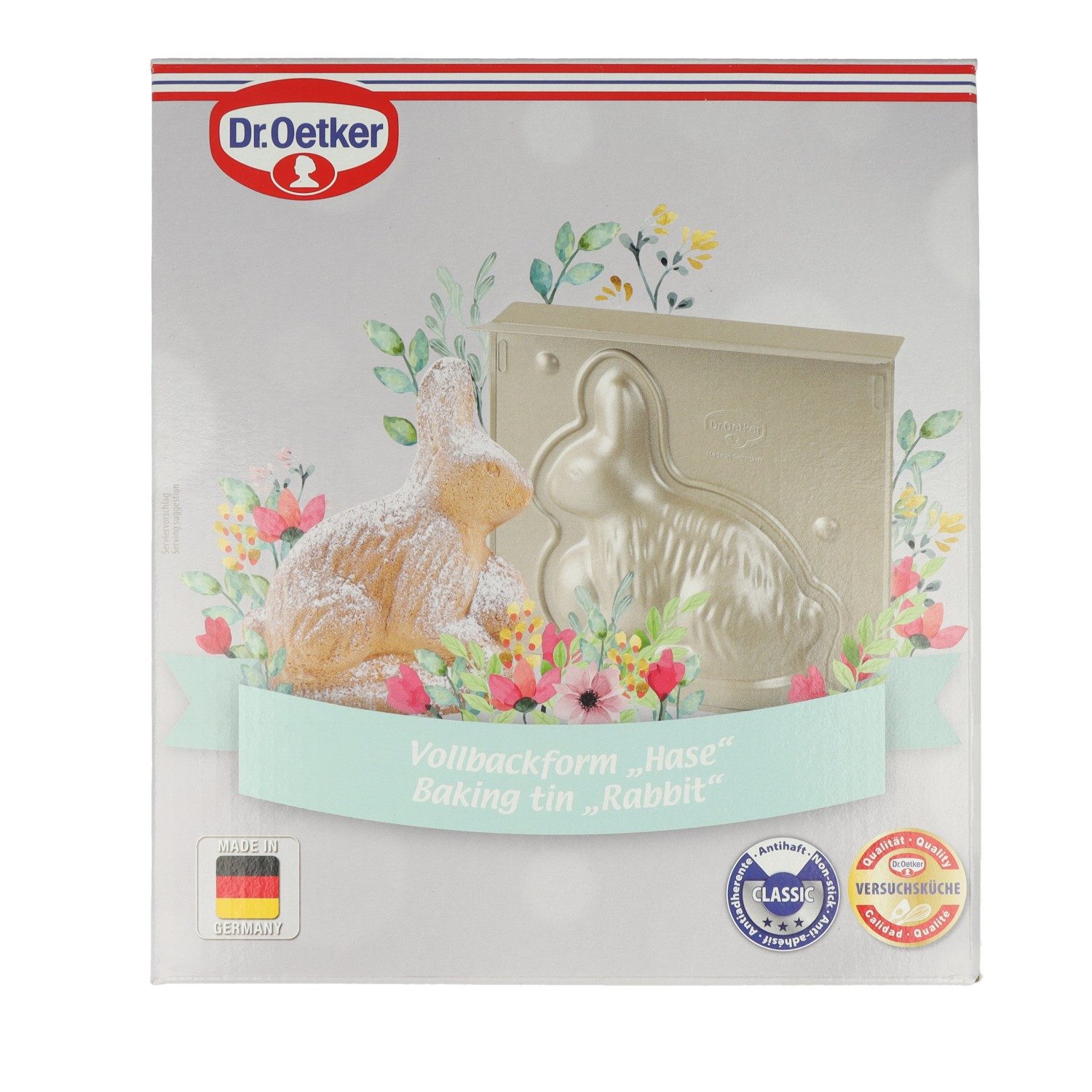 Dr. Oetker Küchenhelfer Backform Dr. Oetker Backform Hase, Kaninchen 600 ml, (6-tlg)