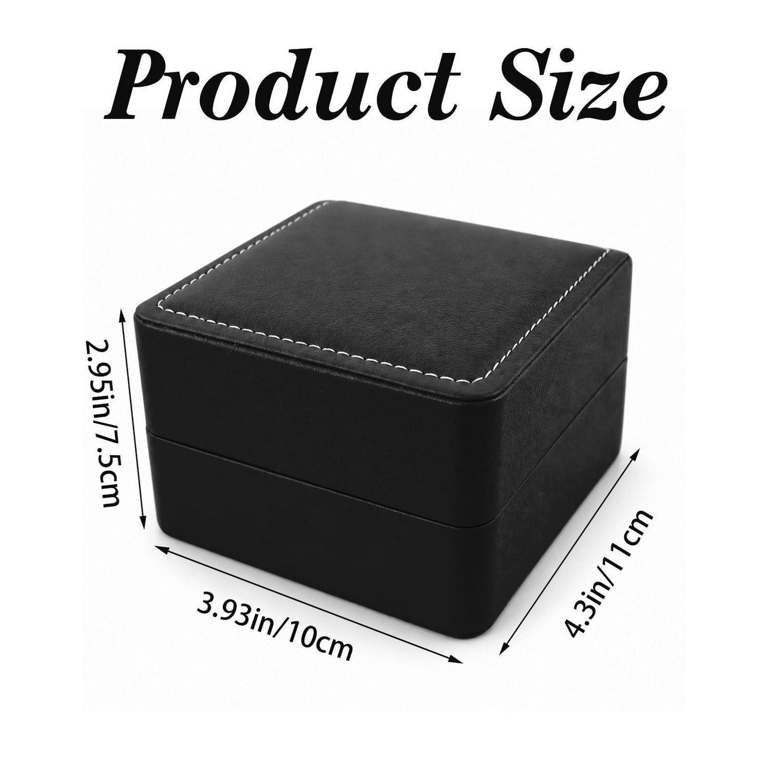 LuxusKollektion Uhrenbox Watch Box PU-Leder in Lederoptik schwarz (1 St)