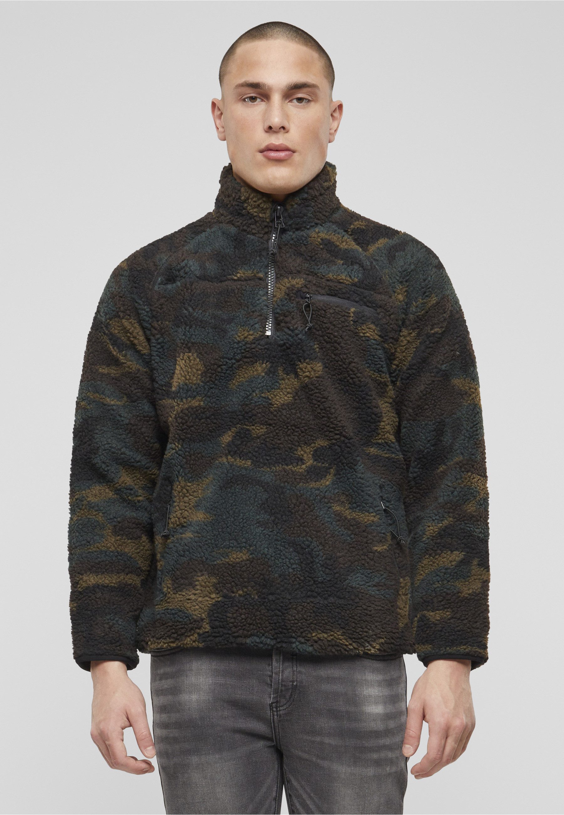Brandit Kapuzenpullover Brandit Herren Teddyfleece Troyer (1-tlg)