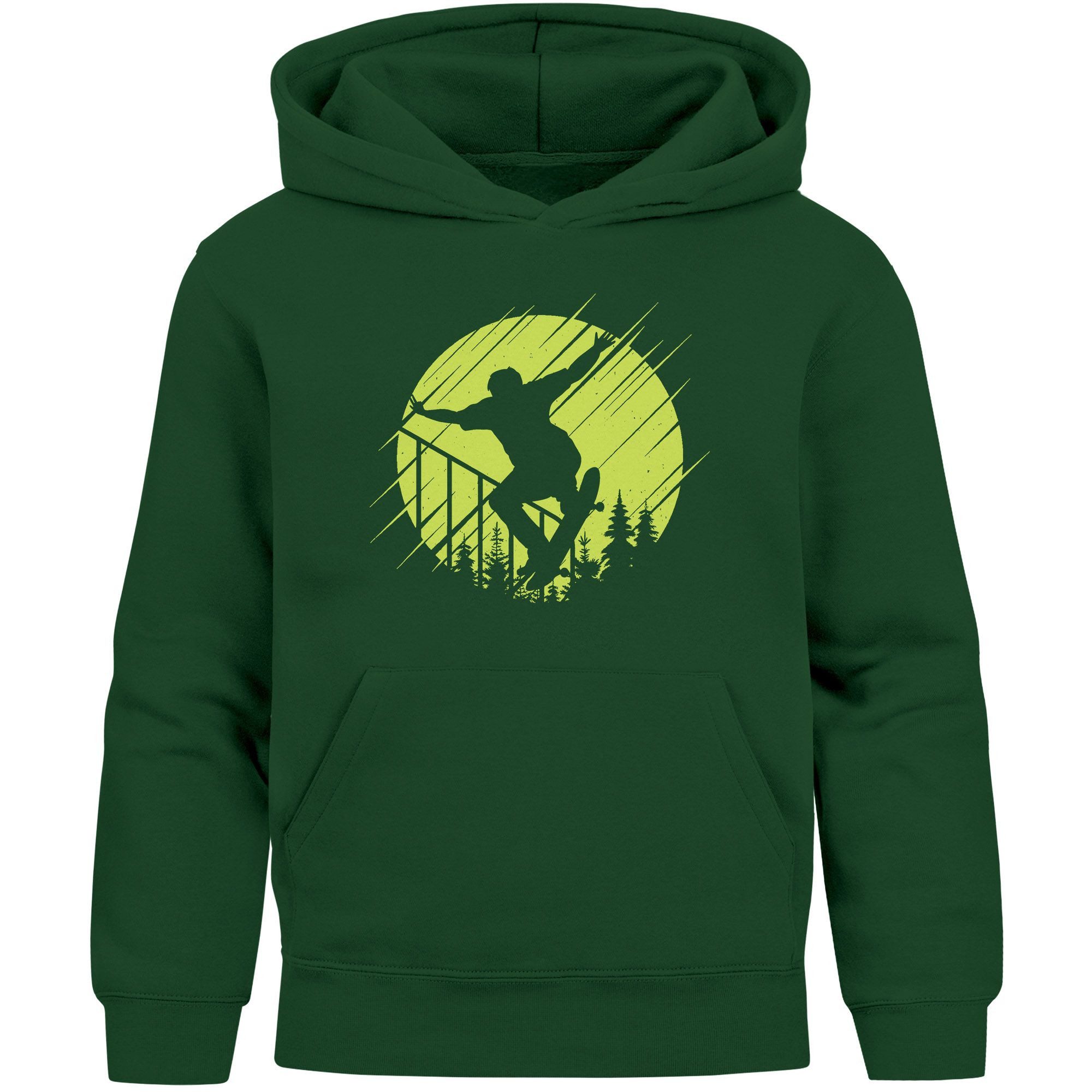 Hoodie Kinder Hoodie Skateboard Motiv Skater Kapuzenpullover Jungen Mädchen