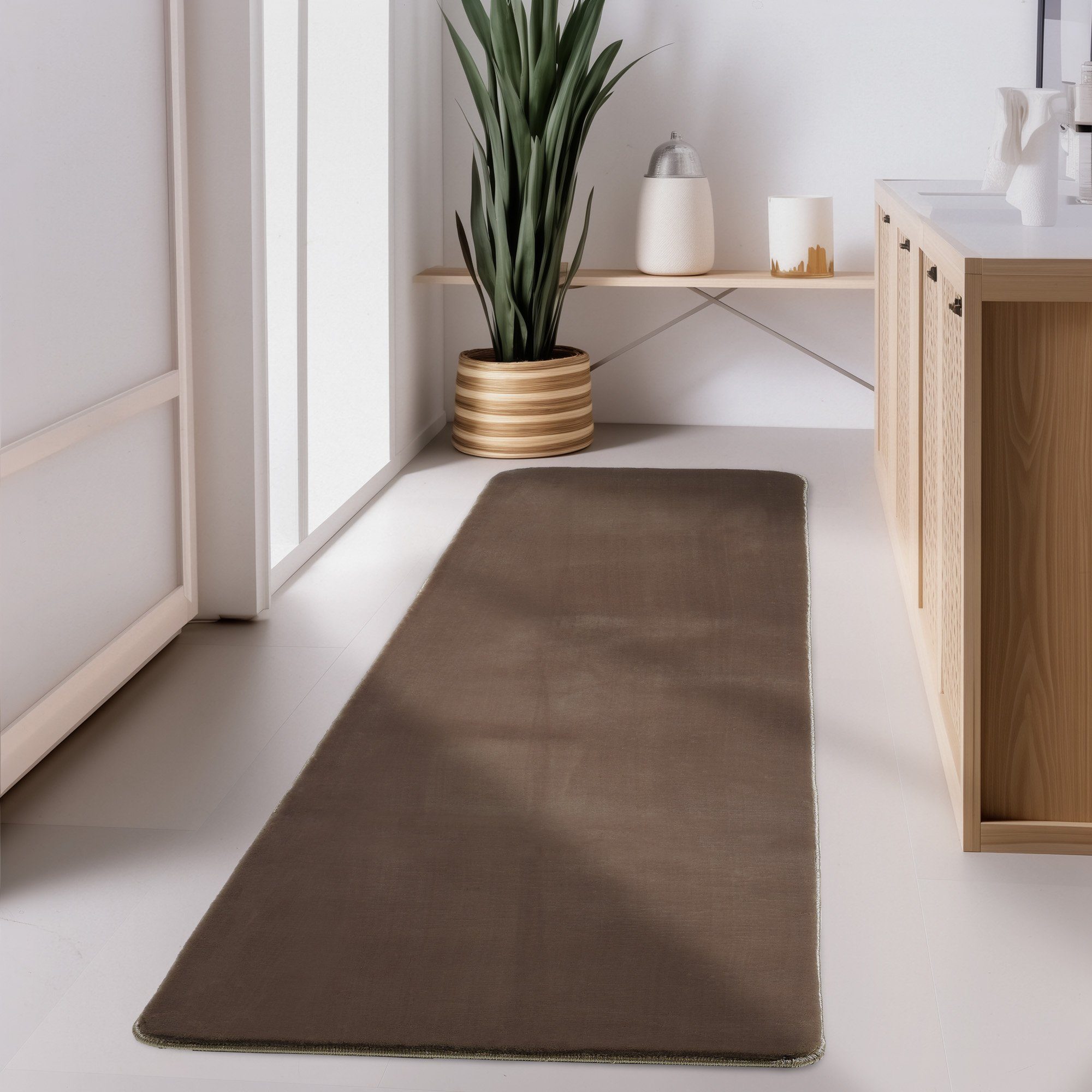 SIMPEX24 Teppich Unicolor - Einfarbig, Läufer, günstig online kaufen