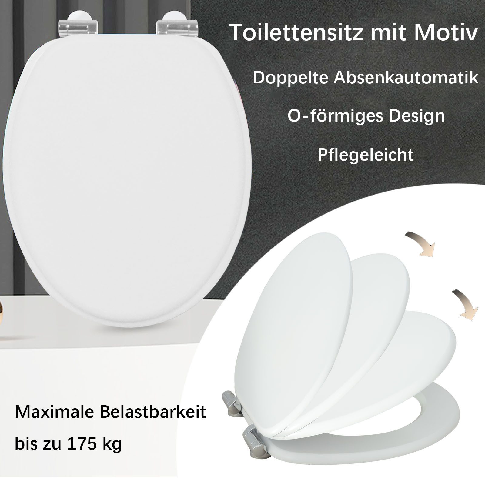 style home WC-Sitz Toilettendeckel mit doppelter günstig online kaufen