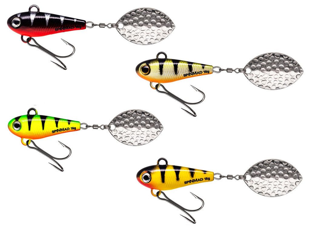 Kunstköder SpinMad Köderset Perch - 18 g Originals 4 er Set