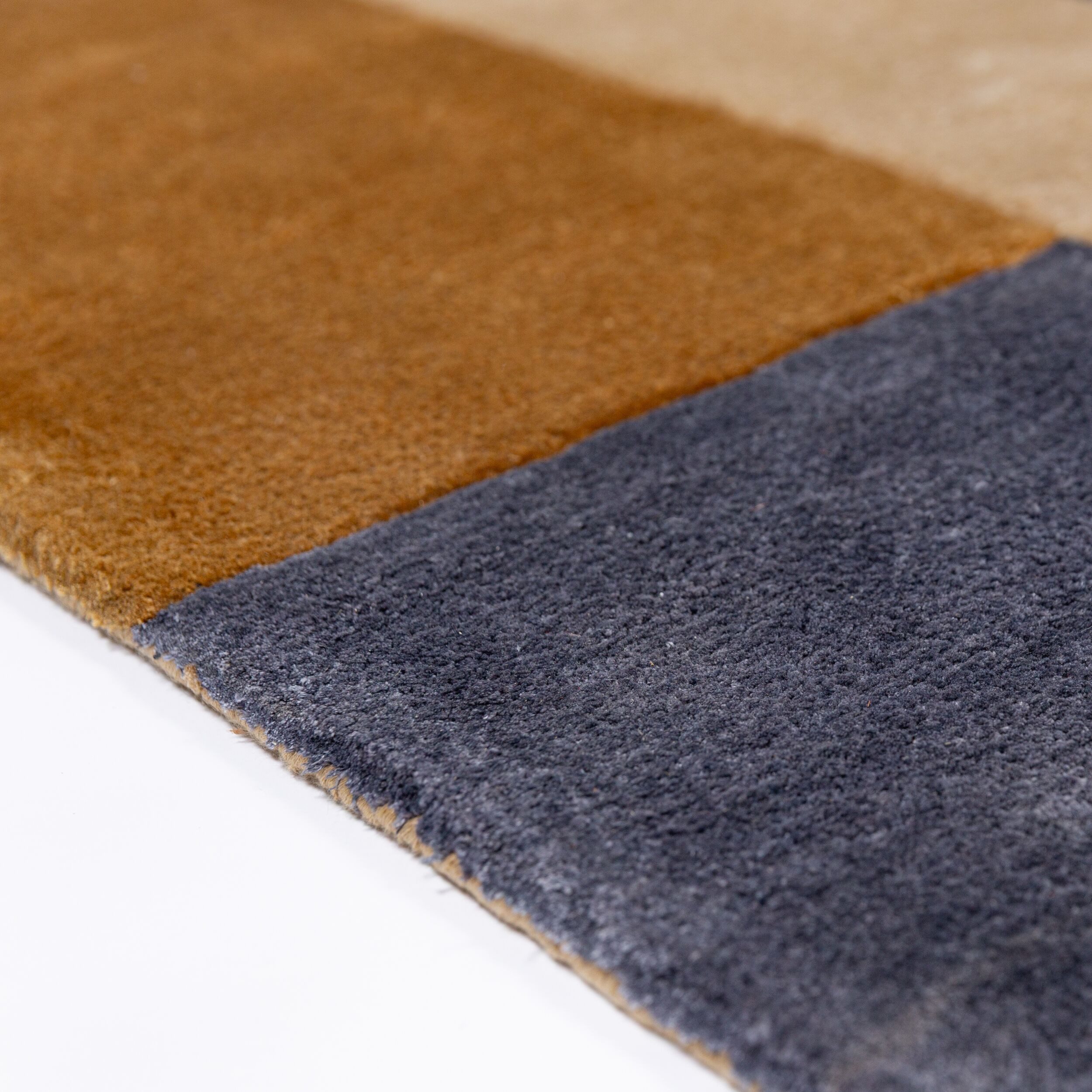 FLAIR RUGS Designteppich Polaris Viskose Teppich, rechteckig, Höhe: 8 mm, Modernes Colour-Blocking-Muster – Bild 4 von 5