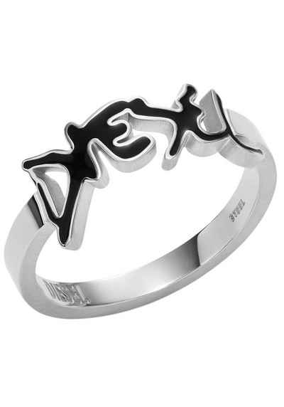 Diesel Fingerring Schmuck Edelstahl Fingerring RING SIGNET