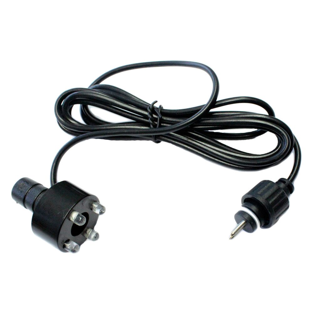 Arnusa Springbrunnenpumpe mit LED Quellsteinbeleuchtung Wasserpumpe Bachlaufpumpe 12V, Pumpe für Wasserspiele