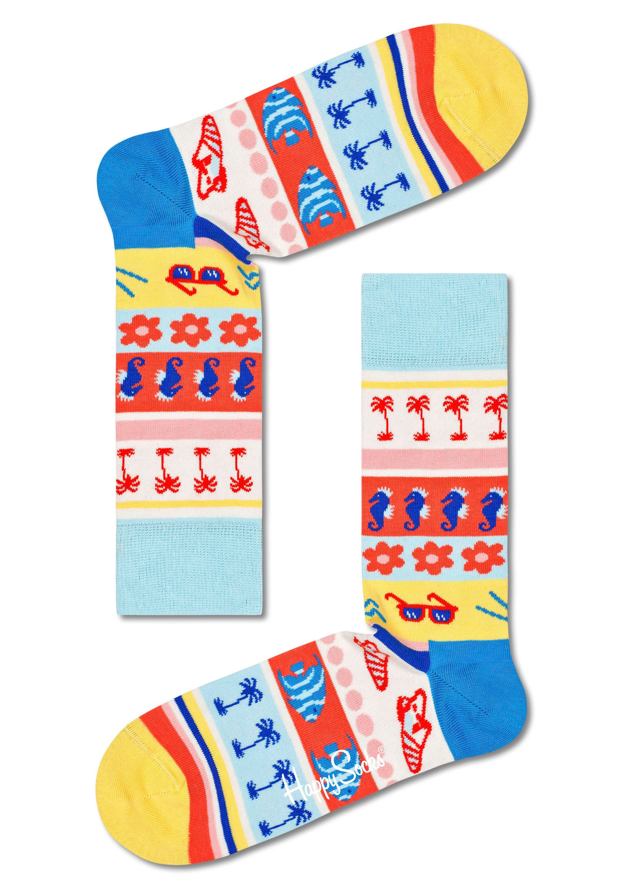 Happy Socks Socken »Beach Time« in sommerlichen Farben online kaufen | OTTO