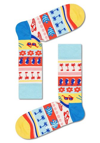Happy Socks Socken »Beach Time« in sommerlichen Fa...