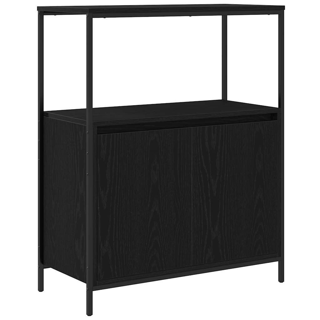 vidaXL Badezimmerspiegelschrank Badschrank mit Regalen Schwarz günstig online kaufen