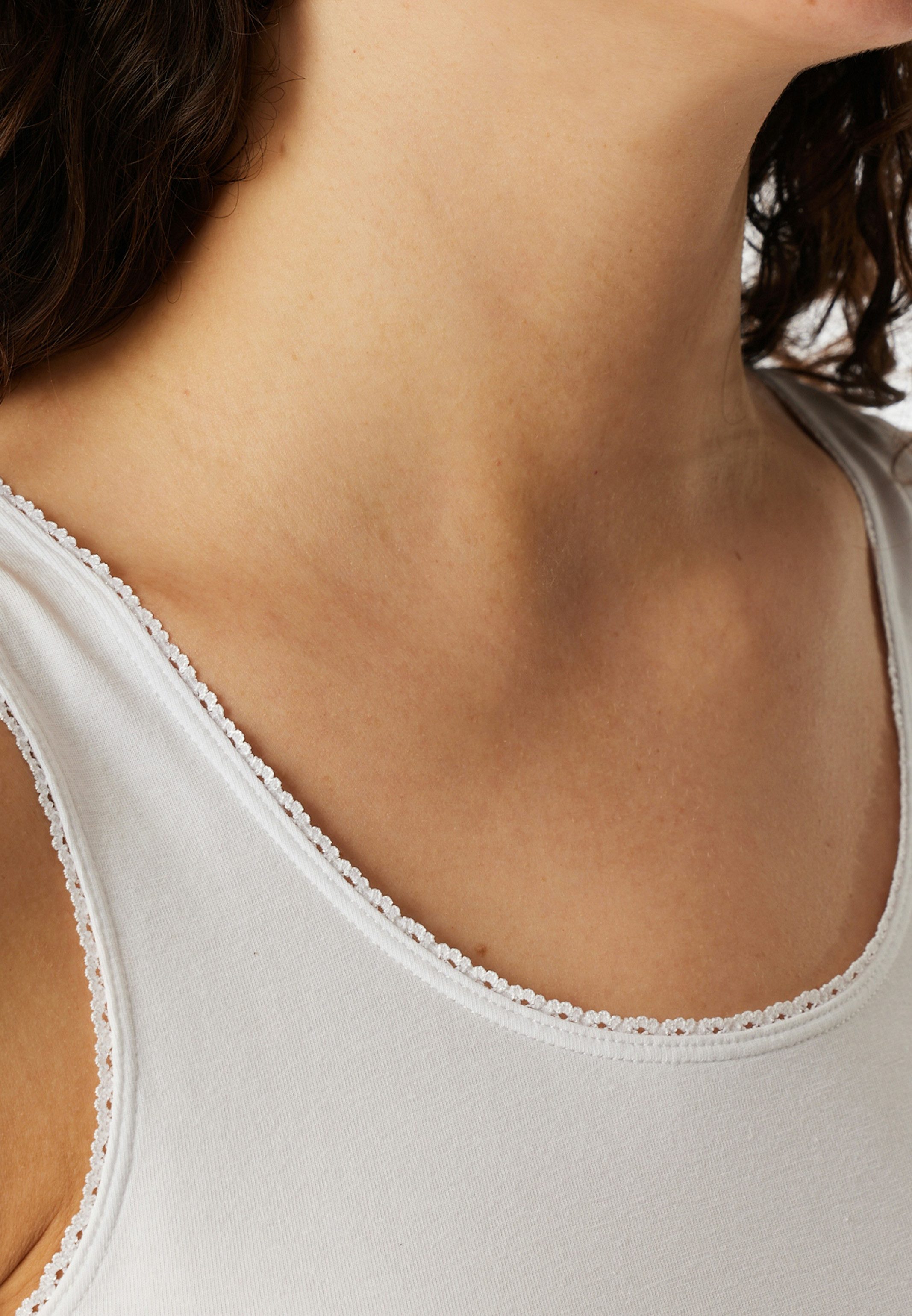 Schiesser Unterhemd 4er Pack 95/5 Modern Cotton (Spar-Set) Unterhemd / Top - Baumwolle - Atmungsaktiv – Bild 4 von 4