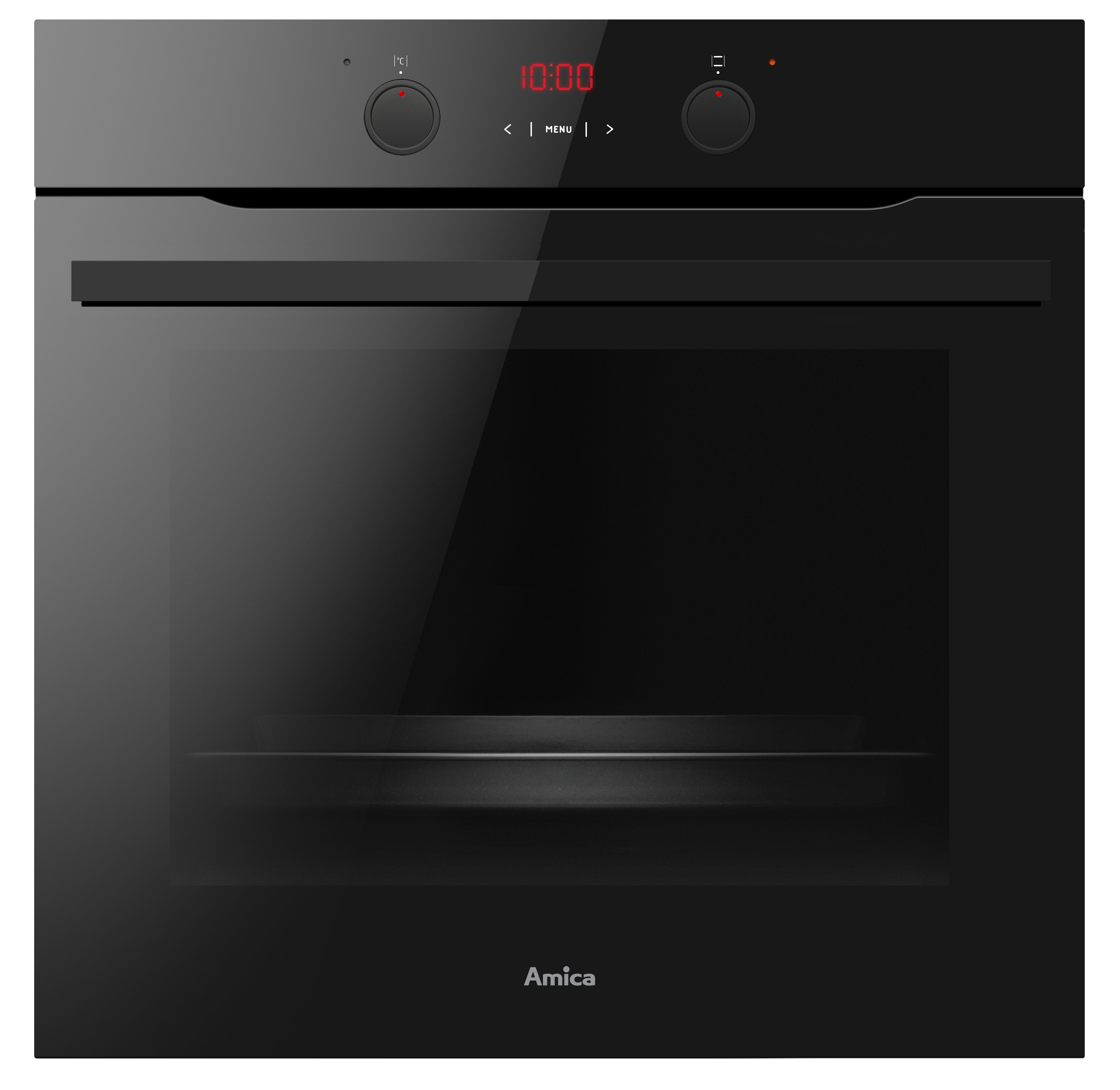 Amica Einbaubackofen EBX 944 200 S, mit 1-fach-Teleskopauszug, Steam Clean, Groß backen, leicht reinigen: 77 l Volumen & SteamClean