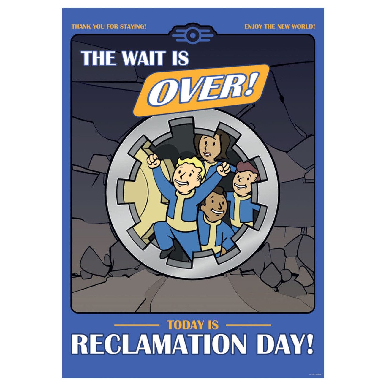 Fanattik Kunstdruck Fallout Kunstdruck Reclamation Day Limited Edition 42 x 30 cm