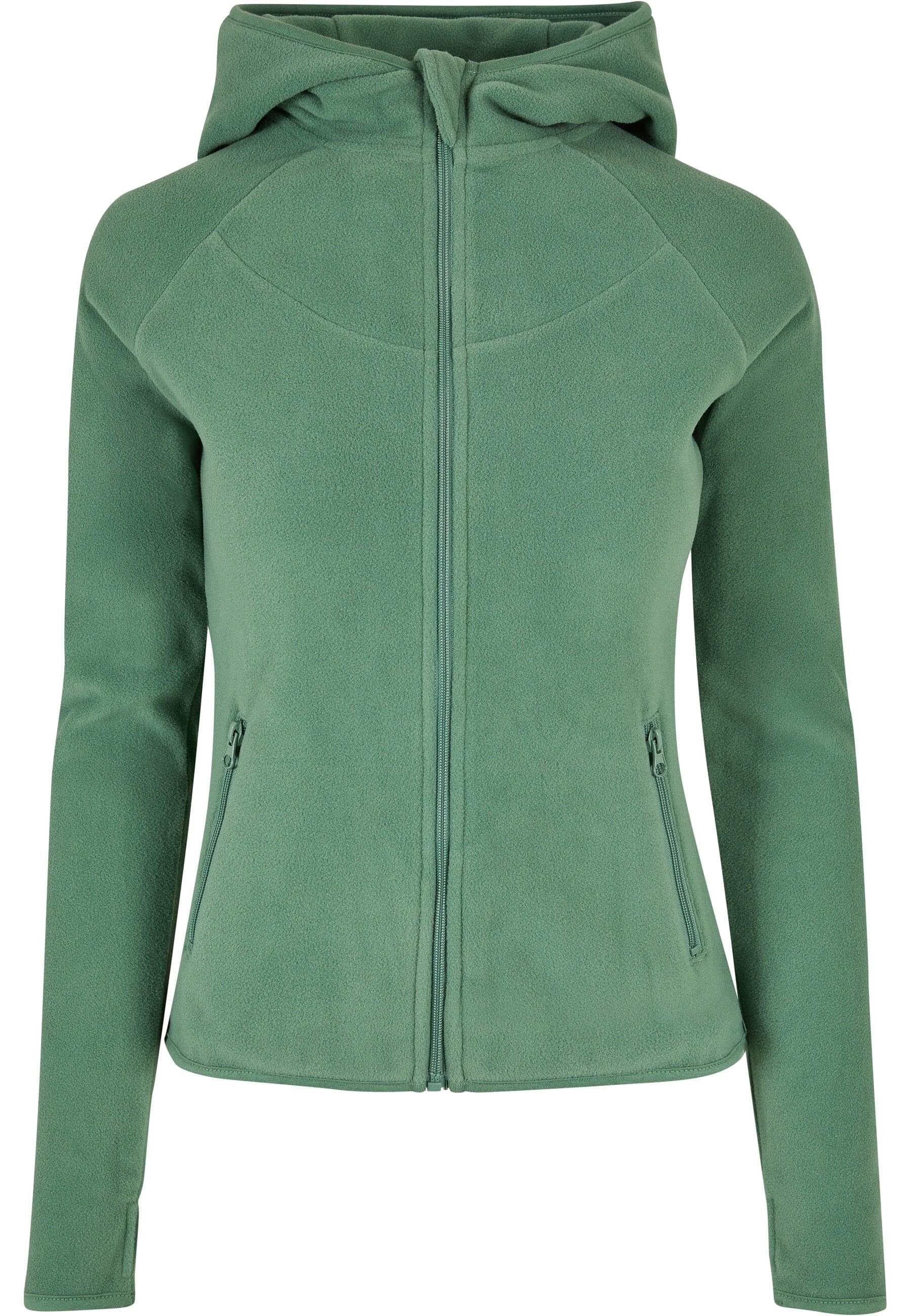 URBAN CLASSICS Sweatjacke Urban Classics Damen Ladies Polar Fleece Zip Hood günstig online kaufen