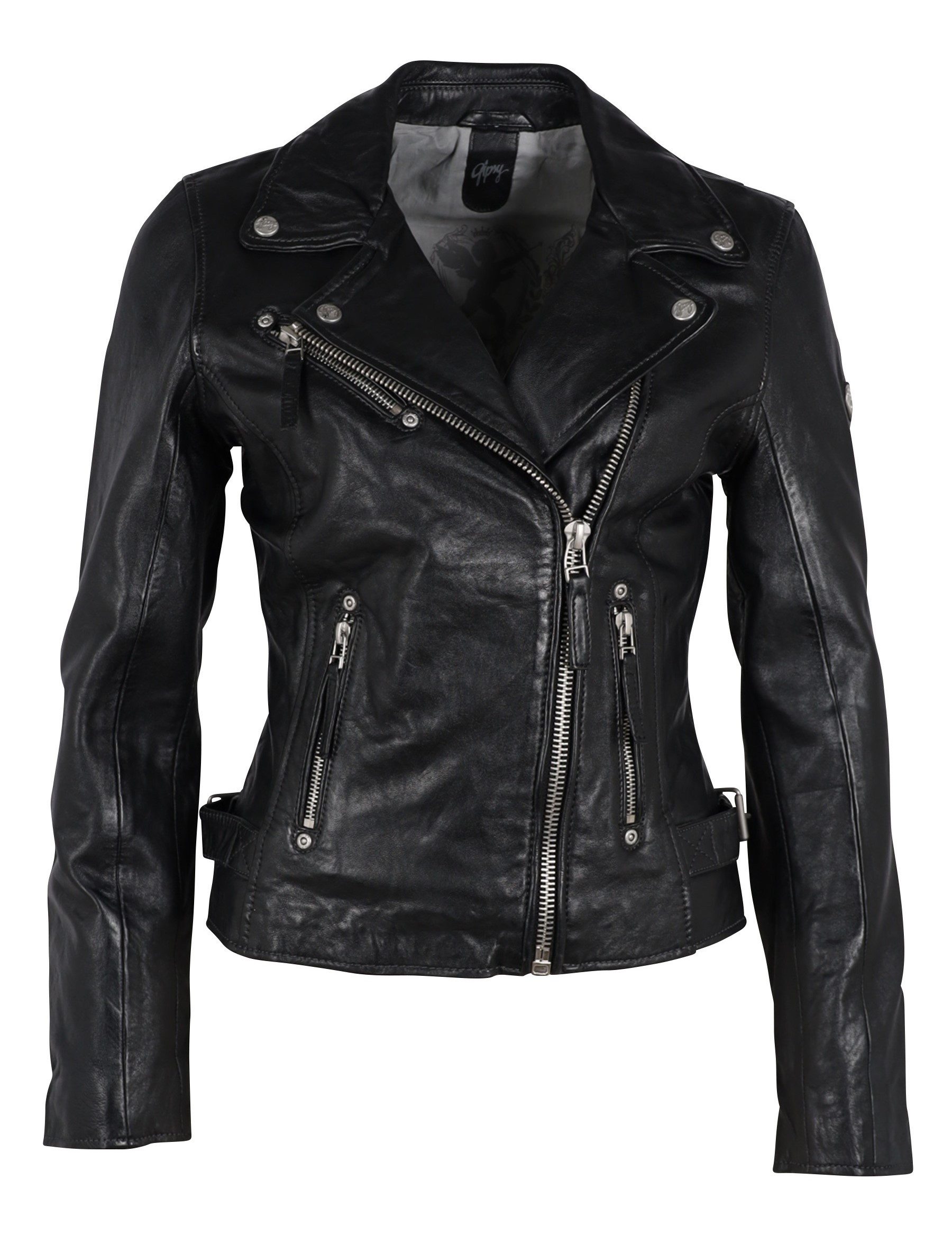 Mauritius Lederjacke PGG W14 LEGV coole Bikerjacke aus feinem Lammleder günstig online kaufen