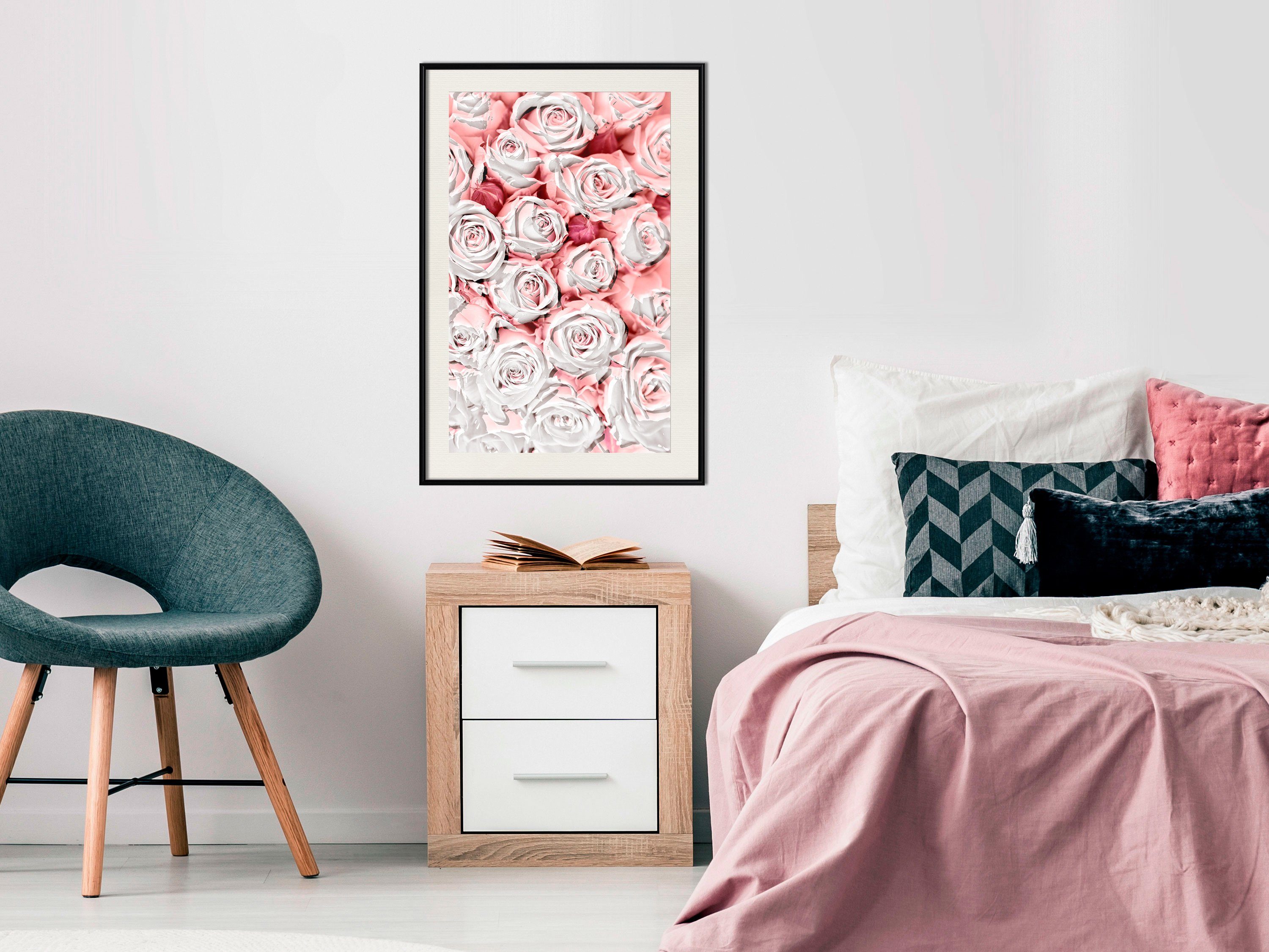 Artgeist Poster White Roses