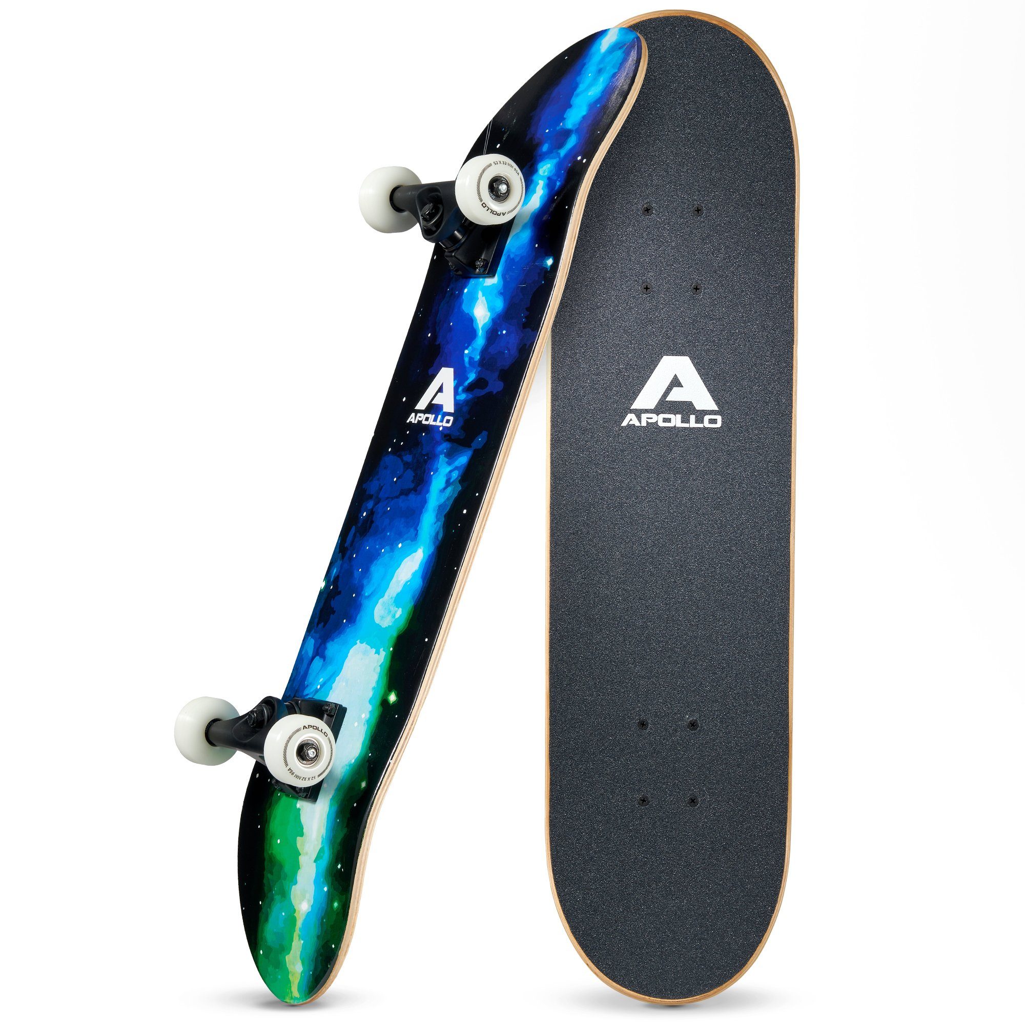 Apollo Skateboard Skateboard Kinder und Erwachsene Wood Board, Kinder Skateboard ab 6 Jahre