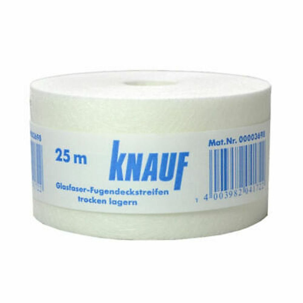 KNAUF Fugendichtband Glasfaser Fugendeckstreifen 25m x 50mm ...