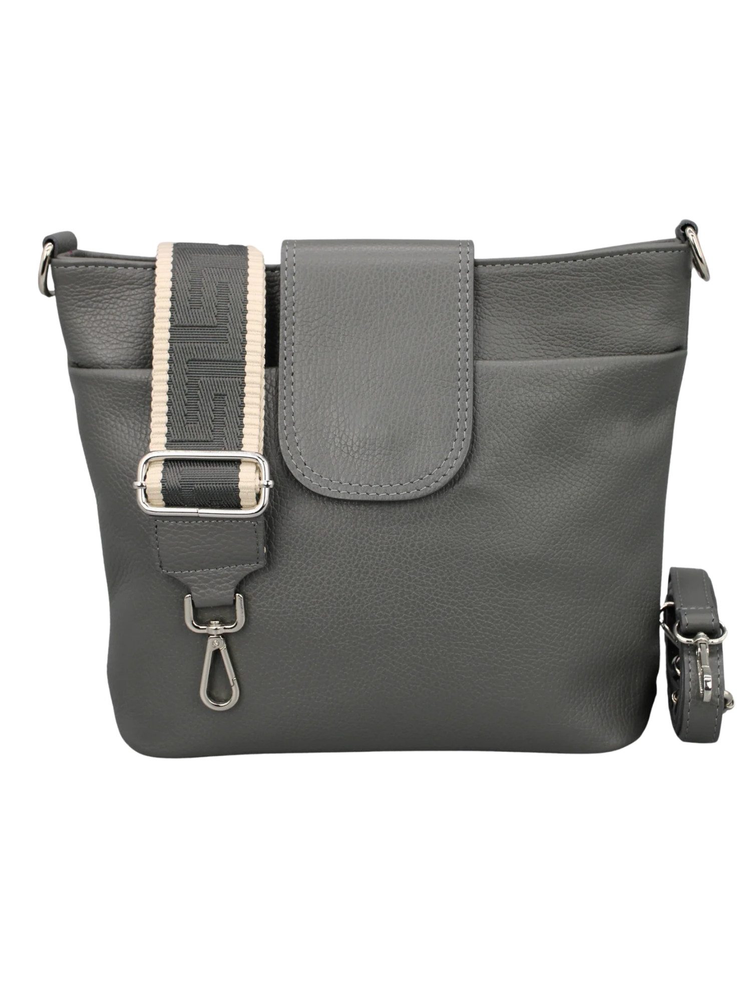 Adel Bags Schultertasche SARA Umhängetasche für Damen, Schultertasche aus Echtleder