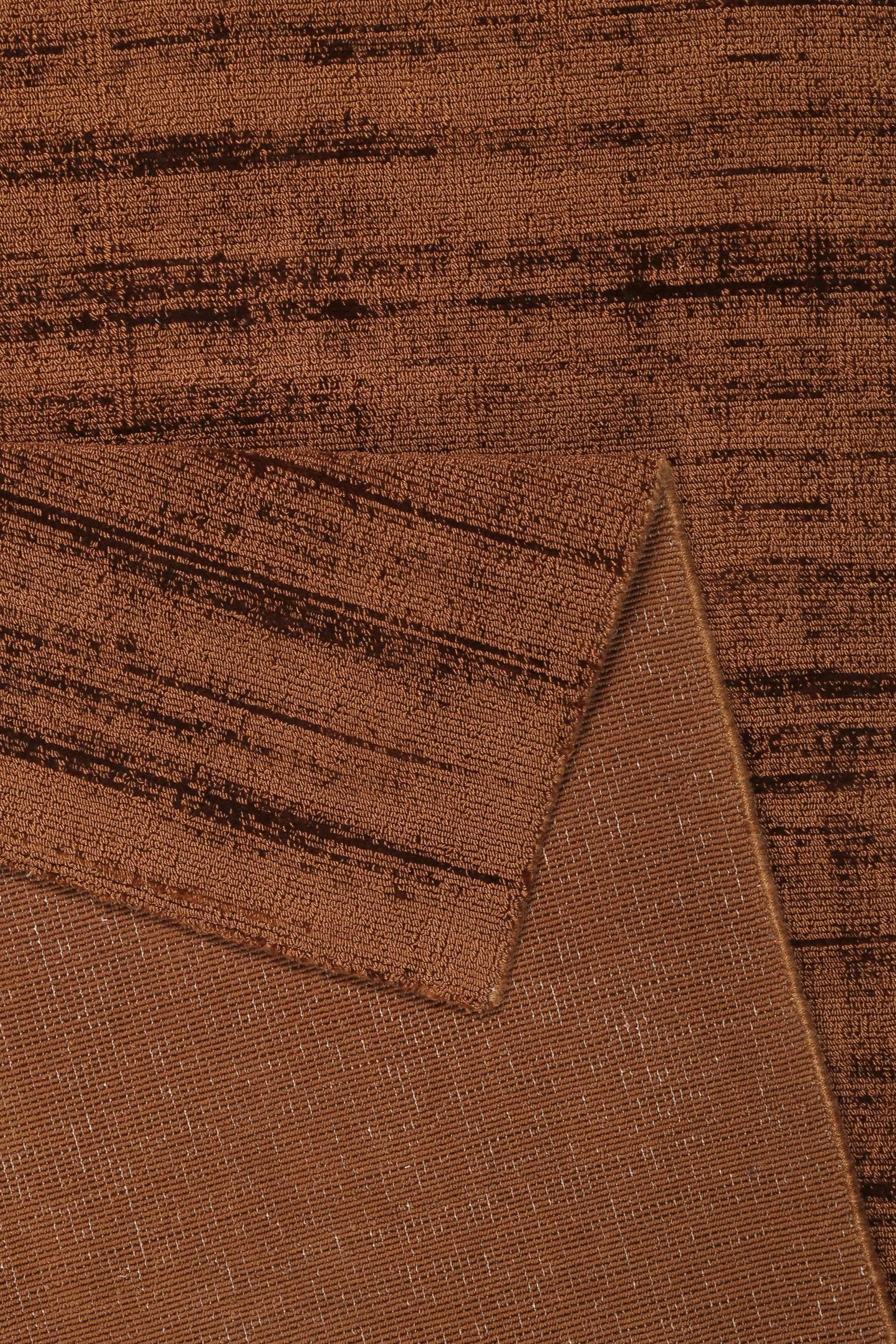 braun terracotta glänzend, rechteckig, Teppich Melangeeffekt schimmernde Gil, handgewebt, Esprit, 8 Höhe: seidig Farbbrillianz, mm,